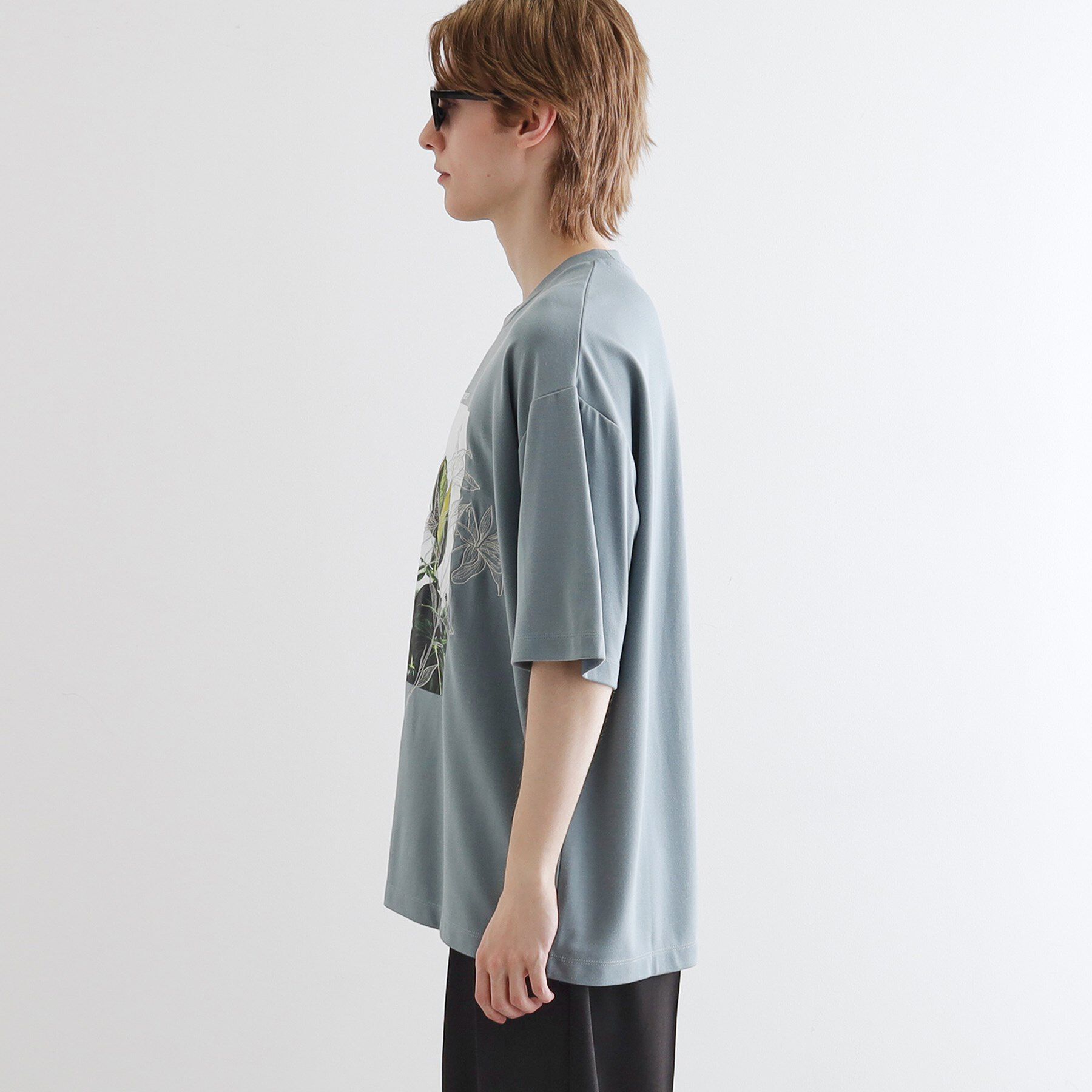 tk.TAKEO KIKUCHI「フラワープリントTシャツ」|Tシャツ・カットソー|