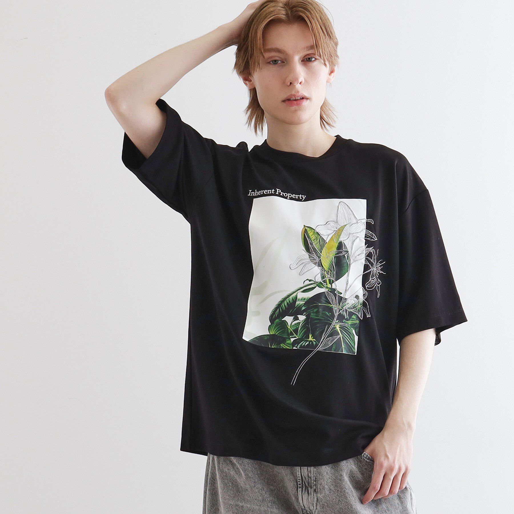 tk.TAKEO KIKUCHI「フラワープリントTシャツ」|Tシャツ・カットソー|