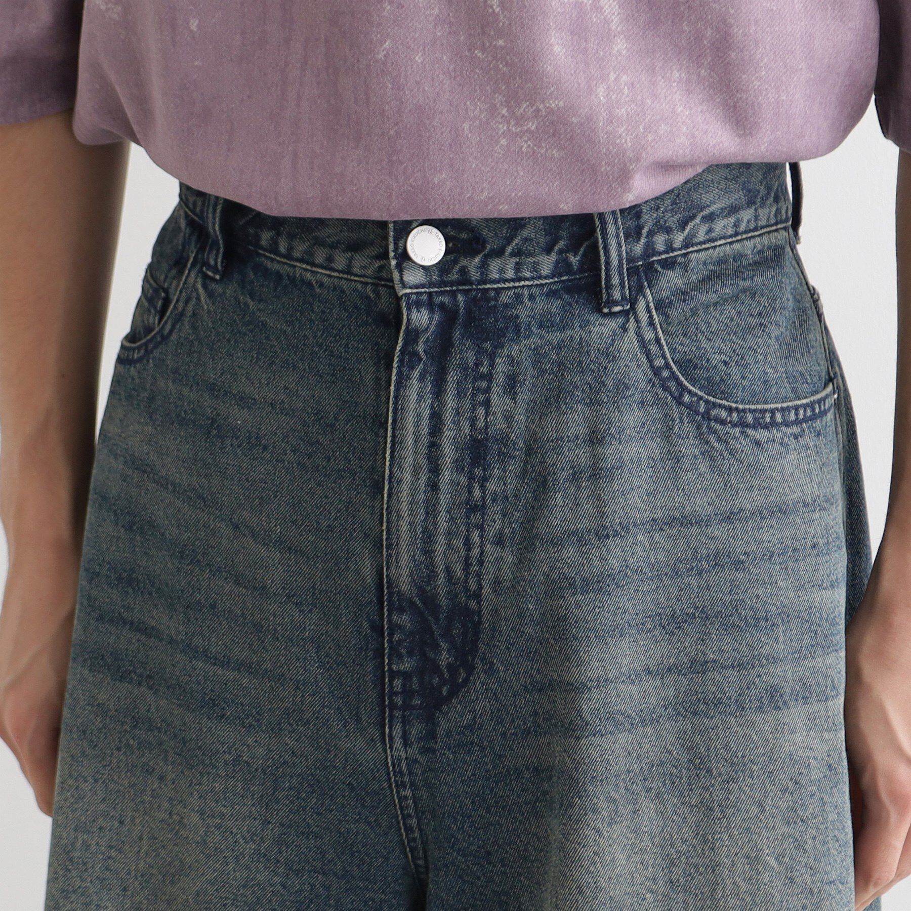 tk.TAKEO KIKUCHI「デニムバギーショーツ」|デニム|