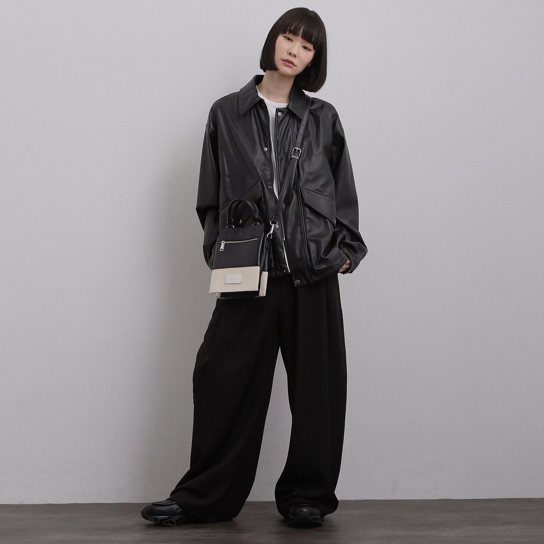 tk.TAKEO KIKUCHI「ツートンミニZIPショルダーバッグ」|ショルダー・メッセンジャー|