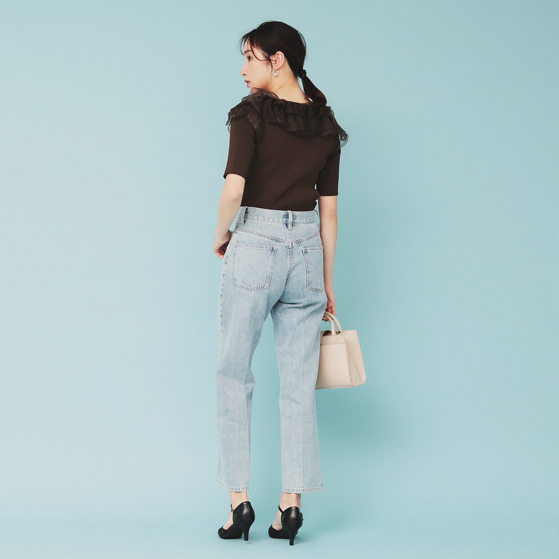 index「シアーラメフリルニット【洗濯機洗い可】」|ニット・セーター|