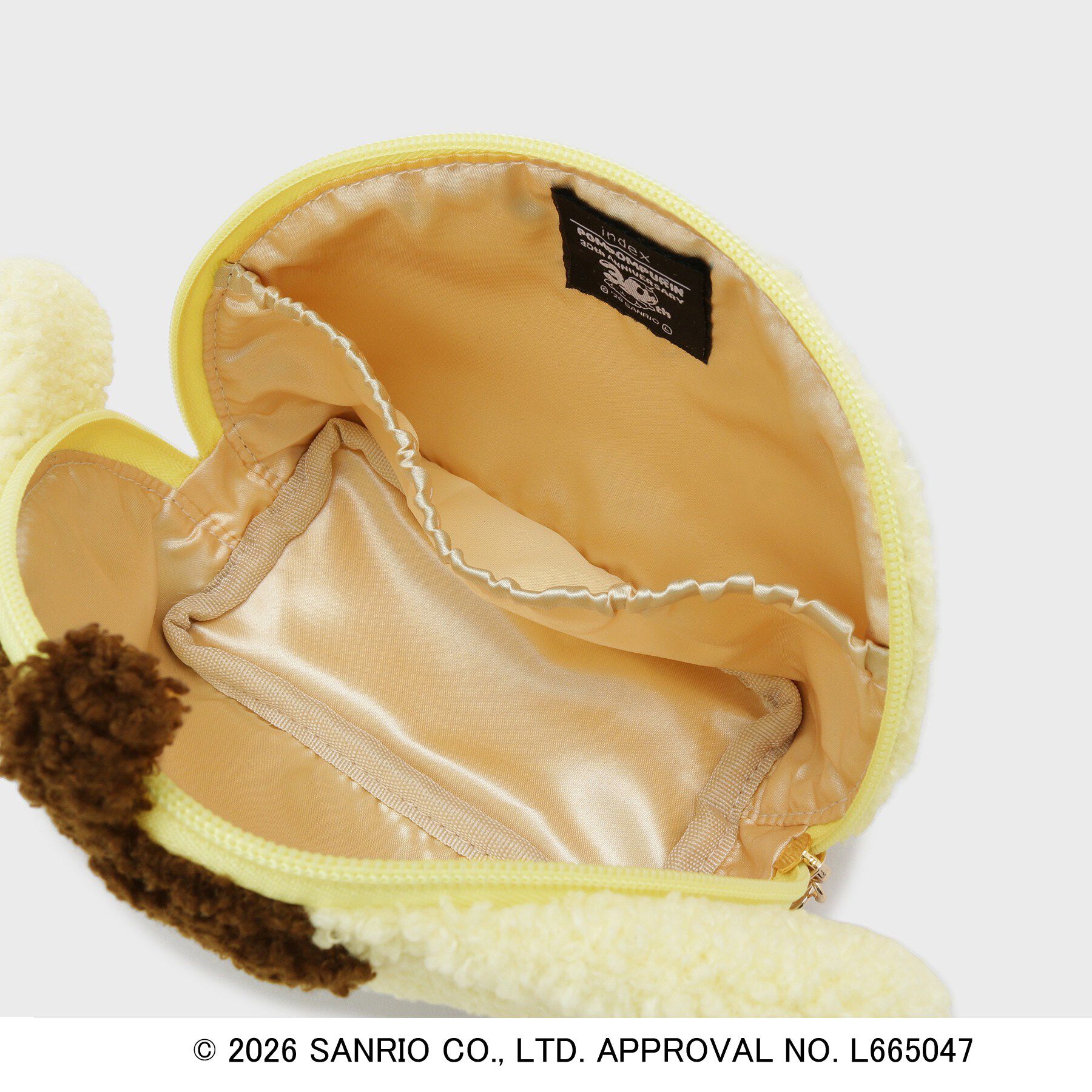 index「◆【ポムポムプリン】ふわふわフェイスポーチ」|ポーチ|