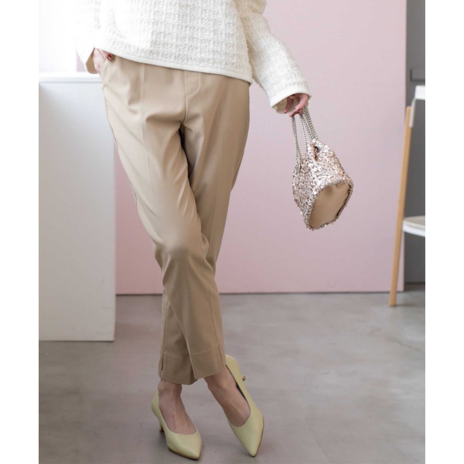 OPAQUE.CLIP「《S-LLsize》ハイストレッチイージースティックパンツ【洗濯機洗い可】」|その他|