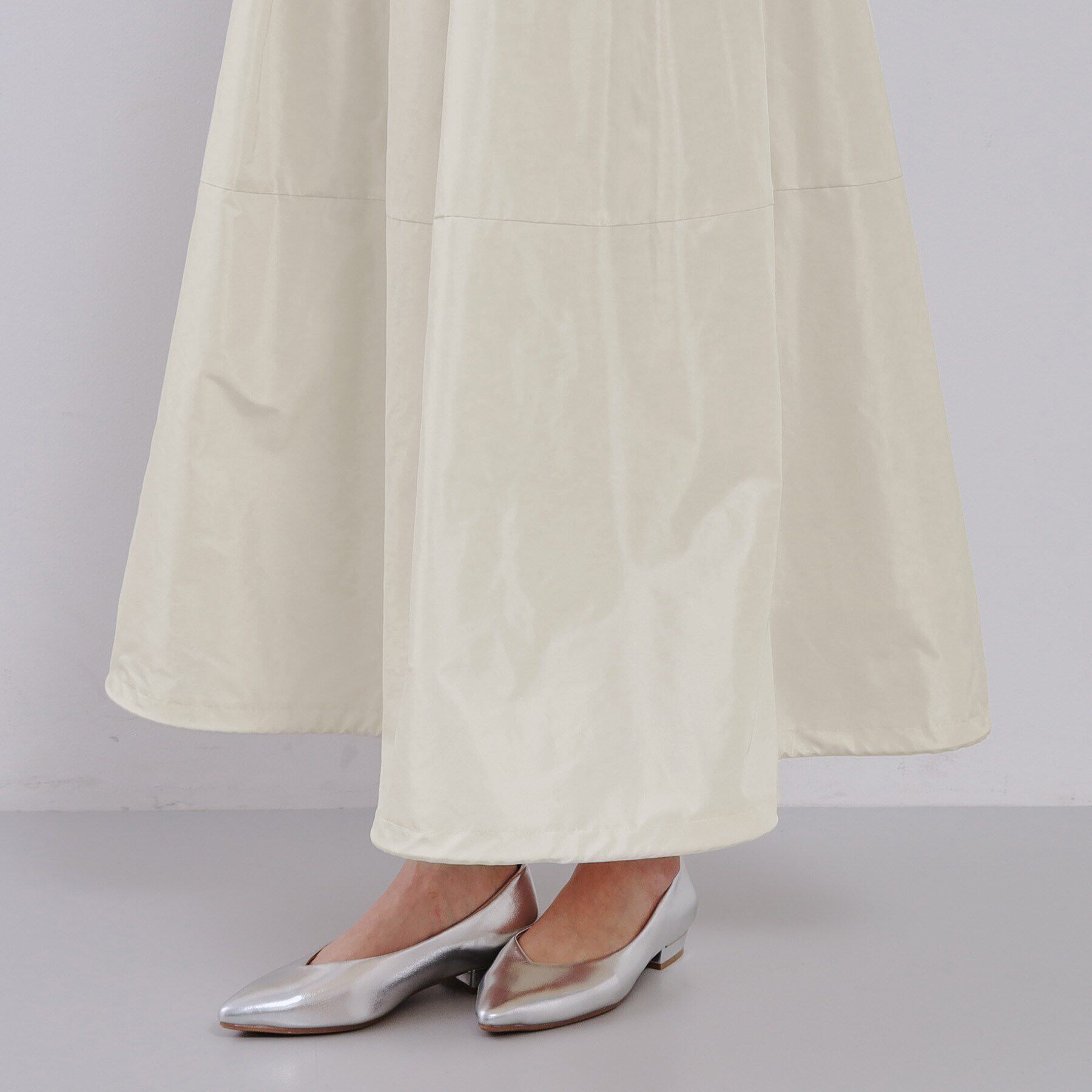 OPAQUE.CLIP「2WAYタックフレアスカート【洗濯機洗い可】」|スカート|