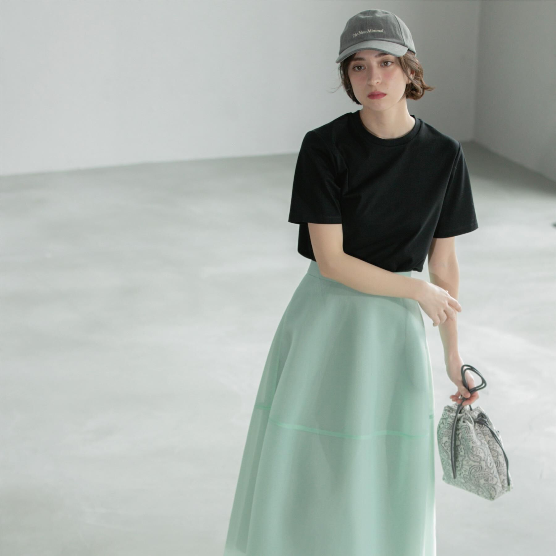 OPAQUE.CLIP「《5色展開/SS-LLサイズ》ベーシックTシャツ【UV/接触冷感/洗濯機洗い可】」|Tシャツ・カットソー|