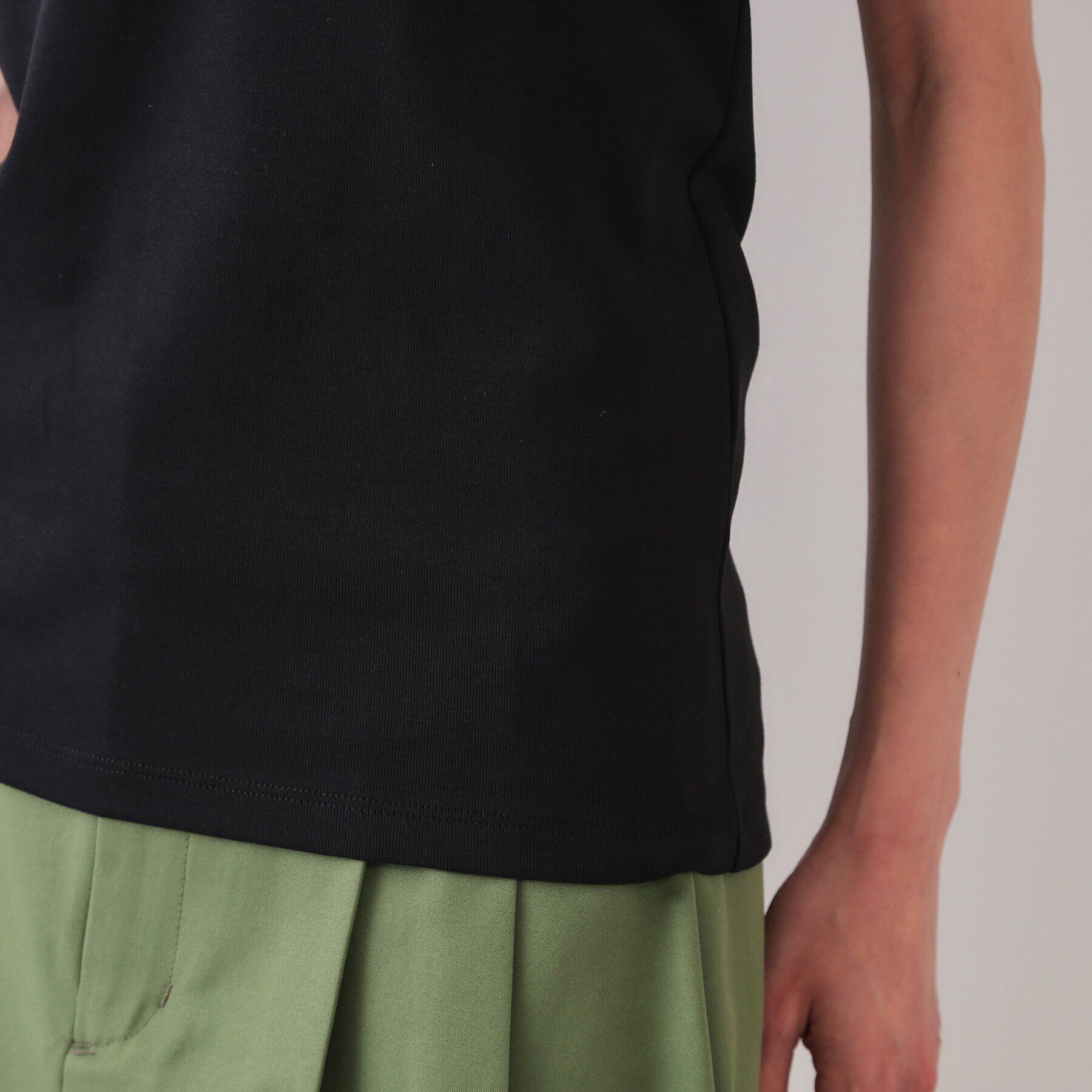 OPAQUE.CLIP「フライスアメリカンスリーブタンクトップ」|キャミソール|