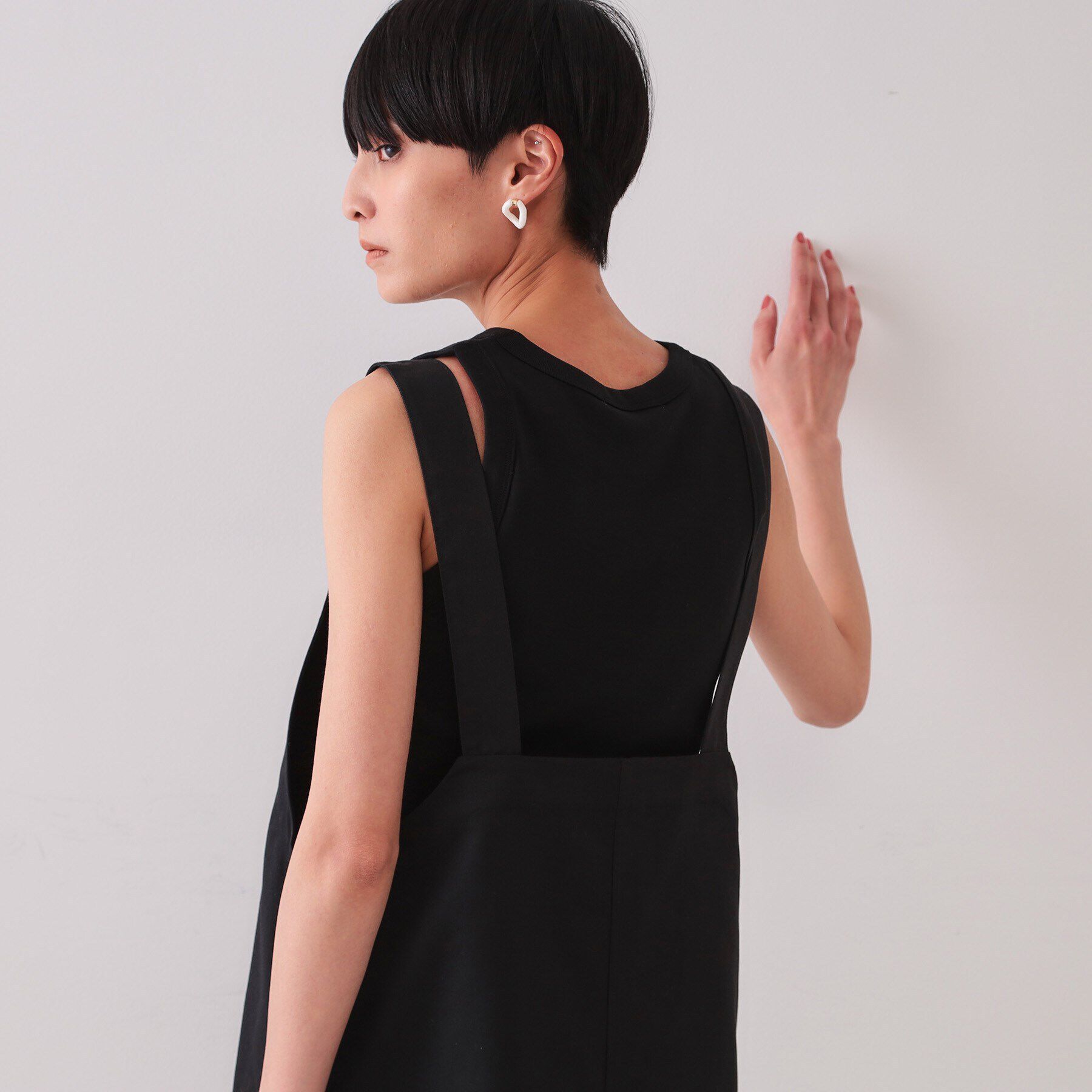 OPAQUE.CLIP「フライスアメリカンスリーブタンクトップ」|キャミソール|