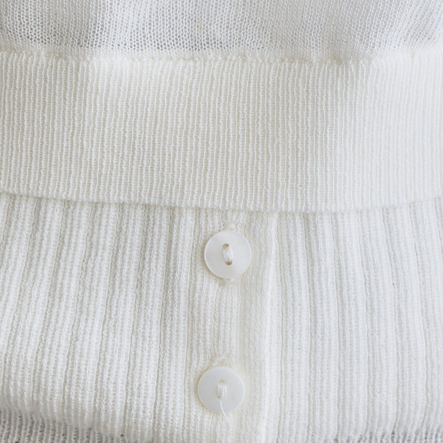 OPAQUE.CLIP「【es】シアーレイヤードニット【洗濯機OK/抗ピル】」|ニット・セーター|