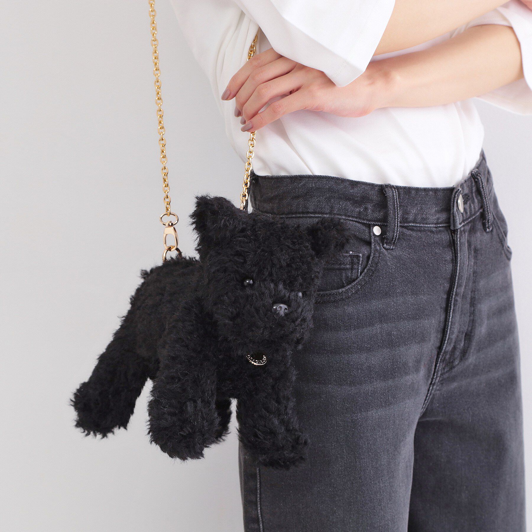 OPAQUE.CLIP「2WAYわんわんミニショルダー」|ショルダー・メッセンジャー|ブラック(119)