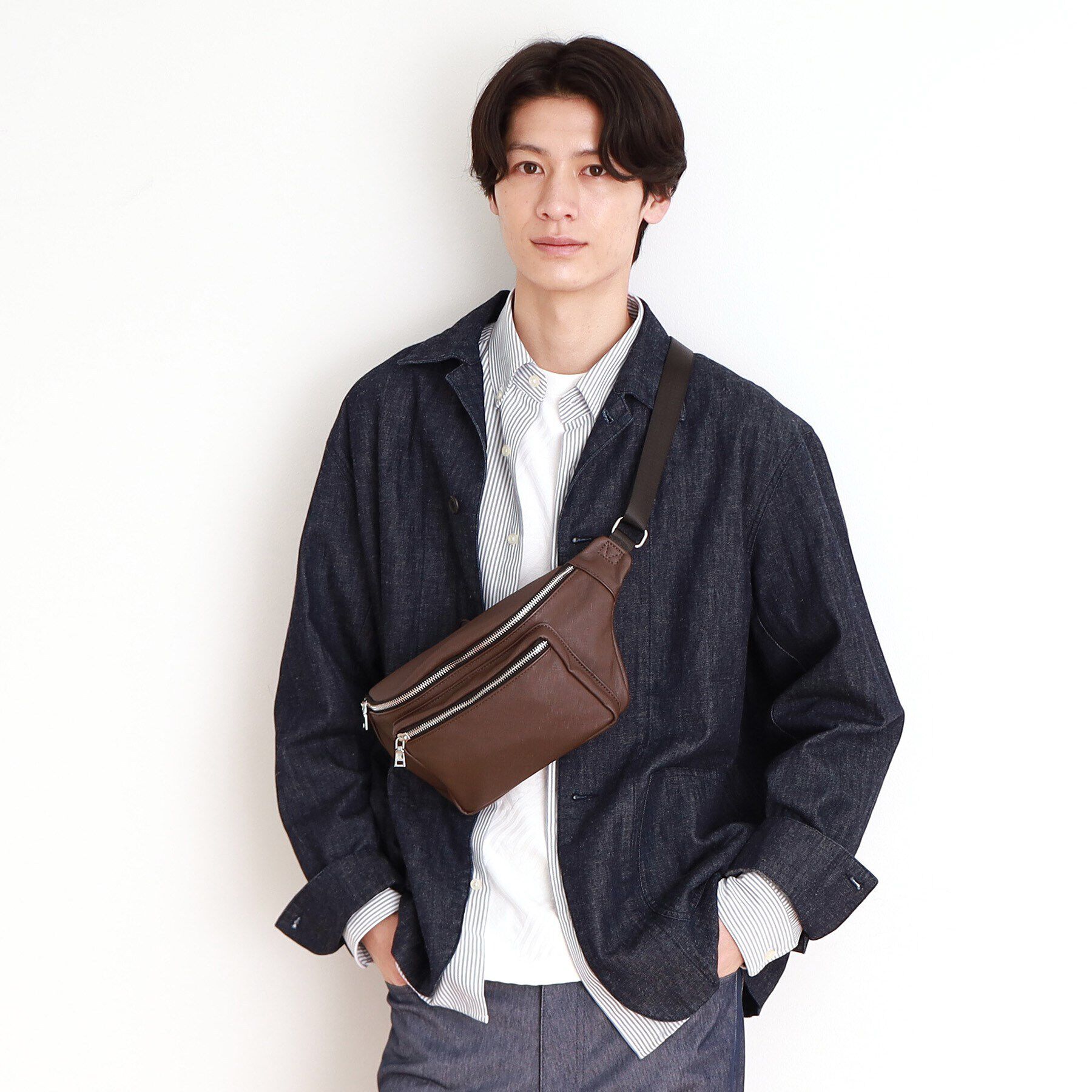 THE SHOP TK「2ポケットシュリンクボディバッグ」|その他|