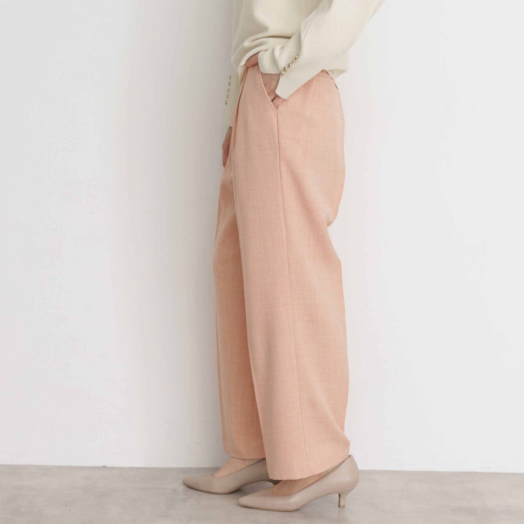 THE SHOP TK「【CAVIAN】ベーシックワイドパンツ/洗濯機OK」|その他|