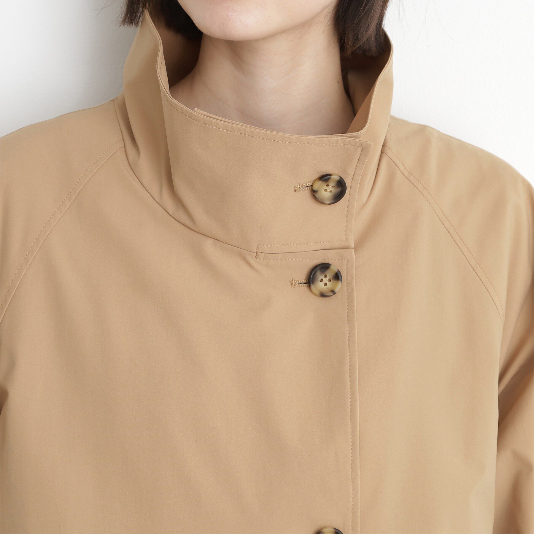 THE SHOP TK「スタンドカラートレンチコート【洗える】」|トレンチコート|