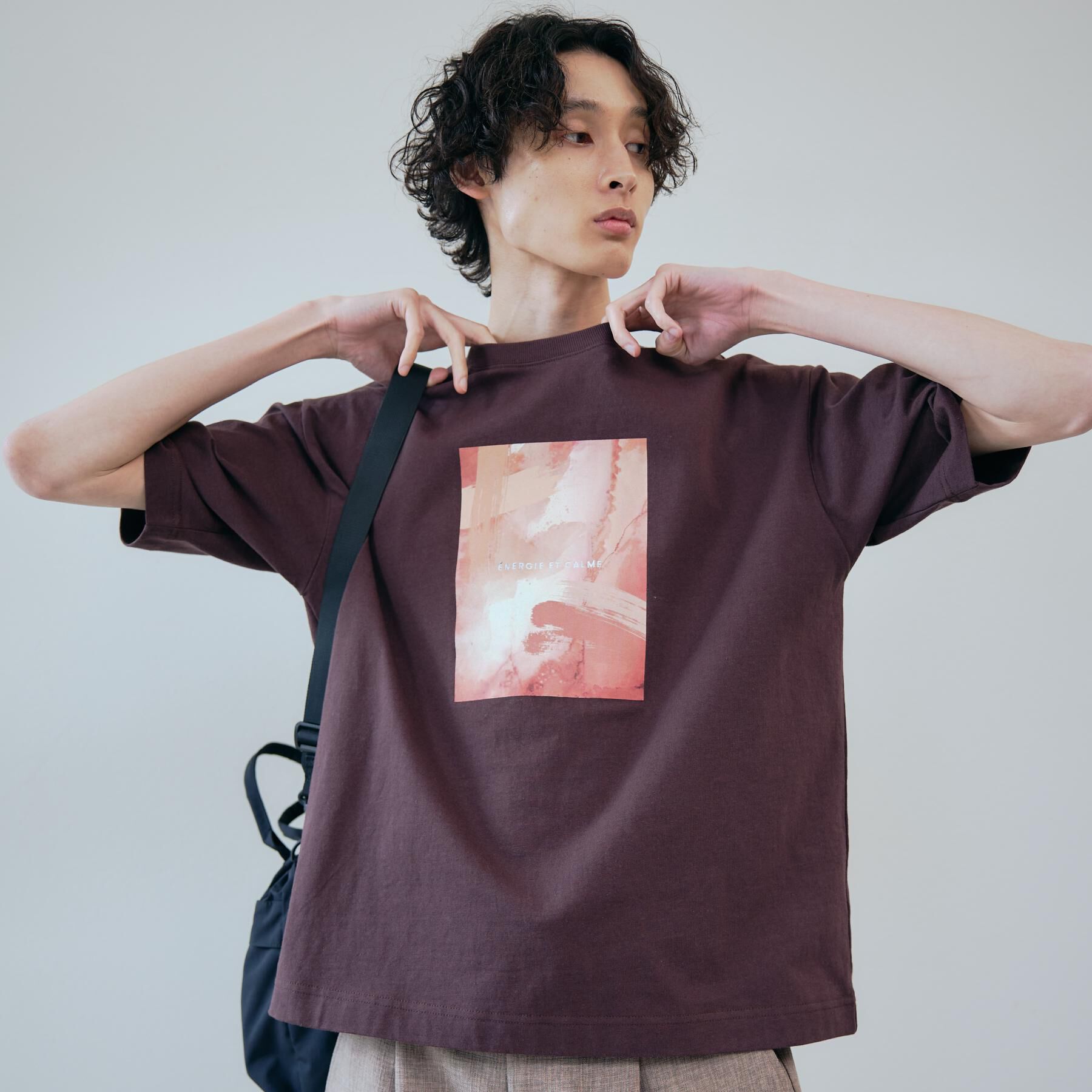 THE SHOP TK「【Begin6月号掲載】オーガニックコットンプリント半袖Tシャツ」|Tシャツ・カットソー|