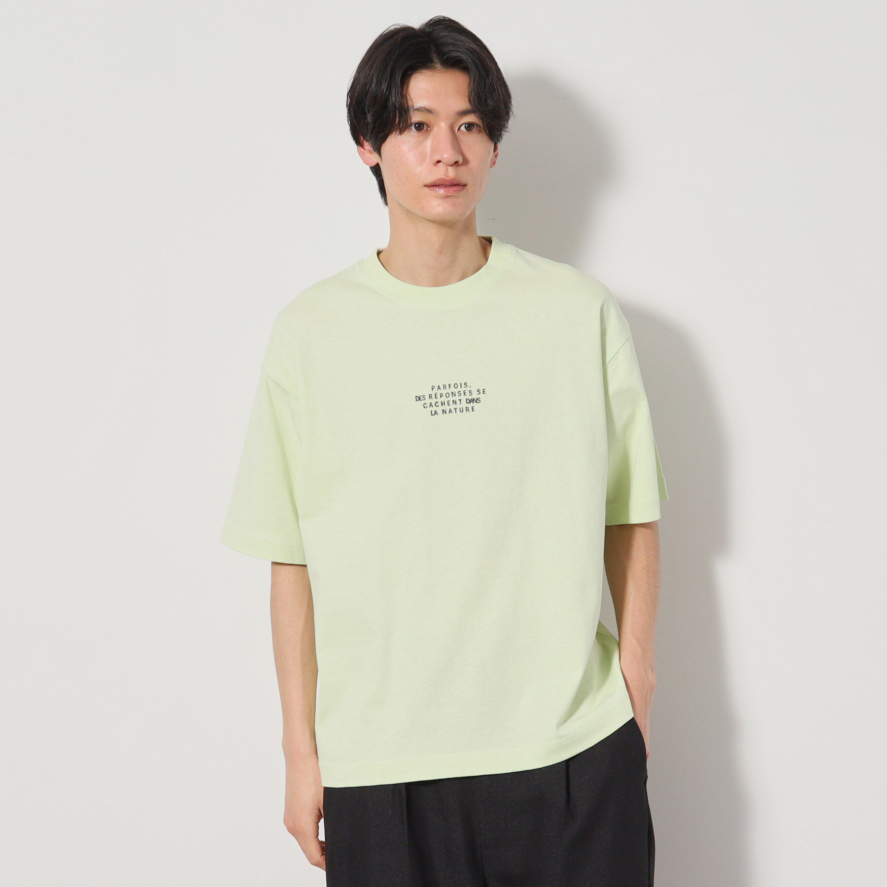 THE SHOP TK「【Begin6月号掲載】オーガニックコットンプリント半袖Tシャツ」|Tシャツ・カットソー|