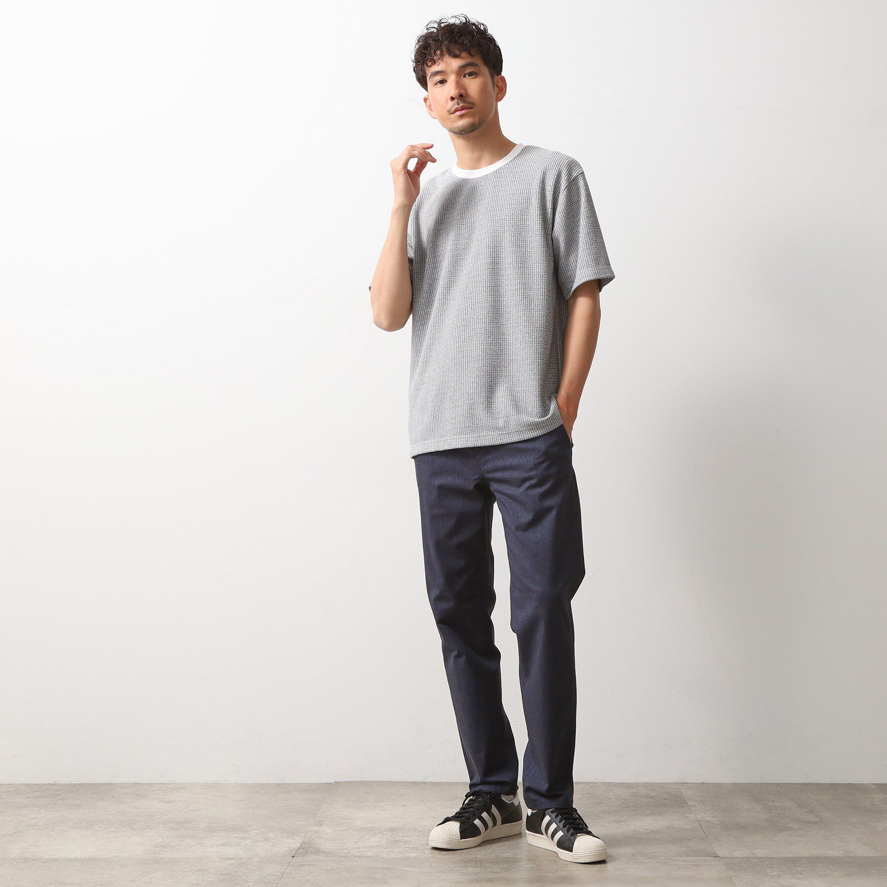 THE SHOP TK「カットジャカード半袖Tシャツ」|Tシャツ・カットソー|