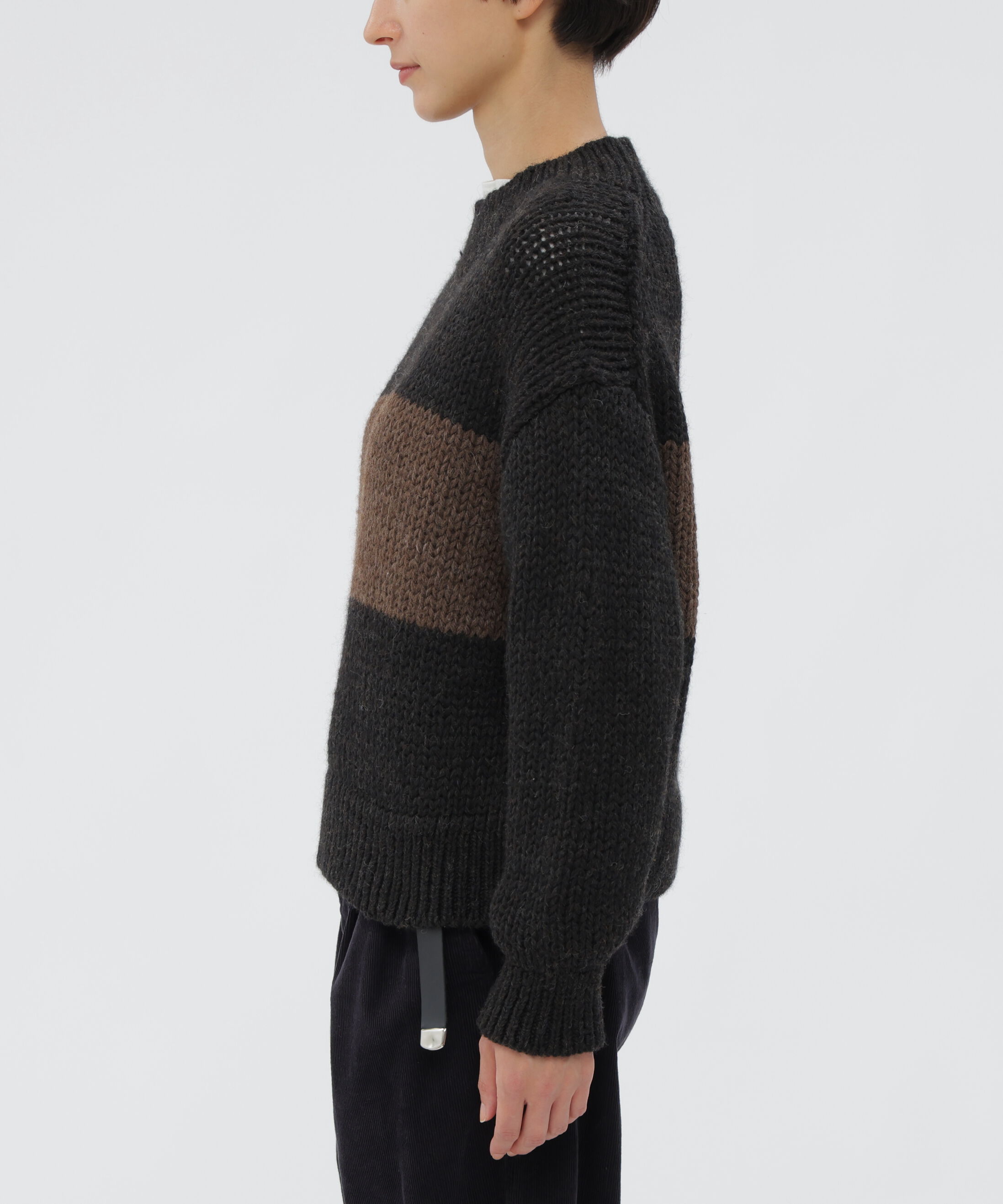 MHL.「NATURAL SPUN WOOL KNITWEAR」|ニット・セーター|