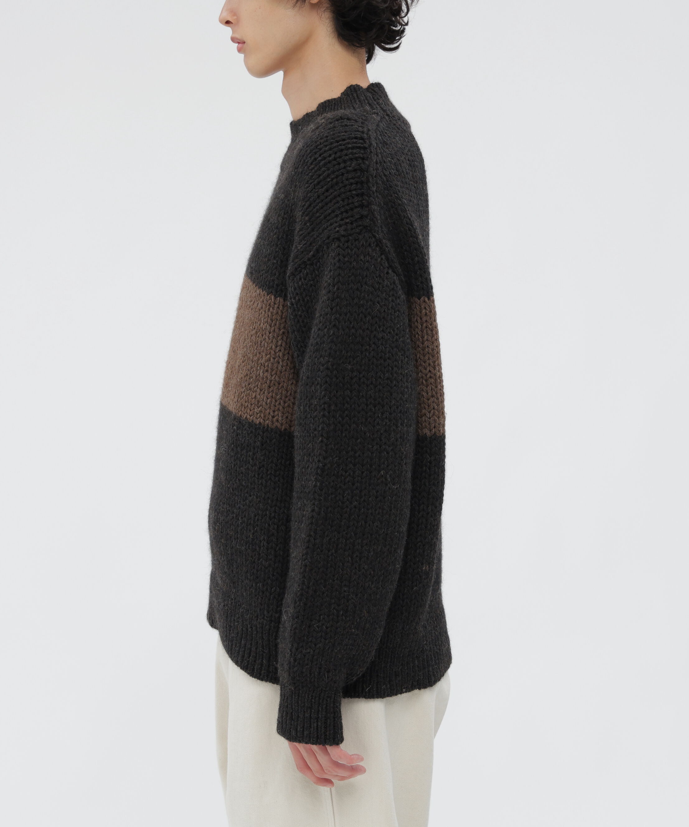 MHL.「NATURAL SPUN WOOL KNITWEAR」|ニット・セーター|