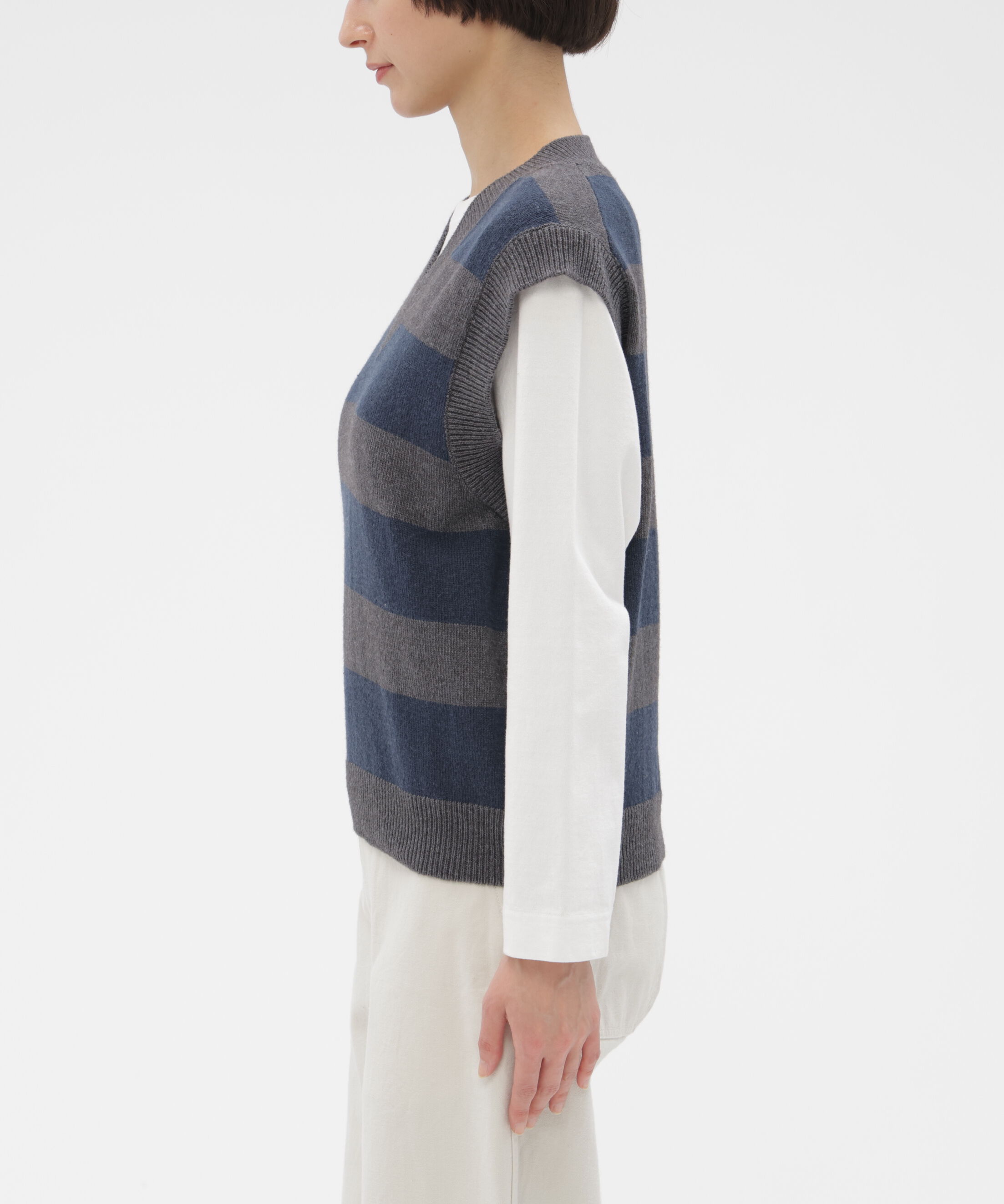 MHL.「WOOL COTTON KNITWEAR」|ニット・セーター|