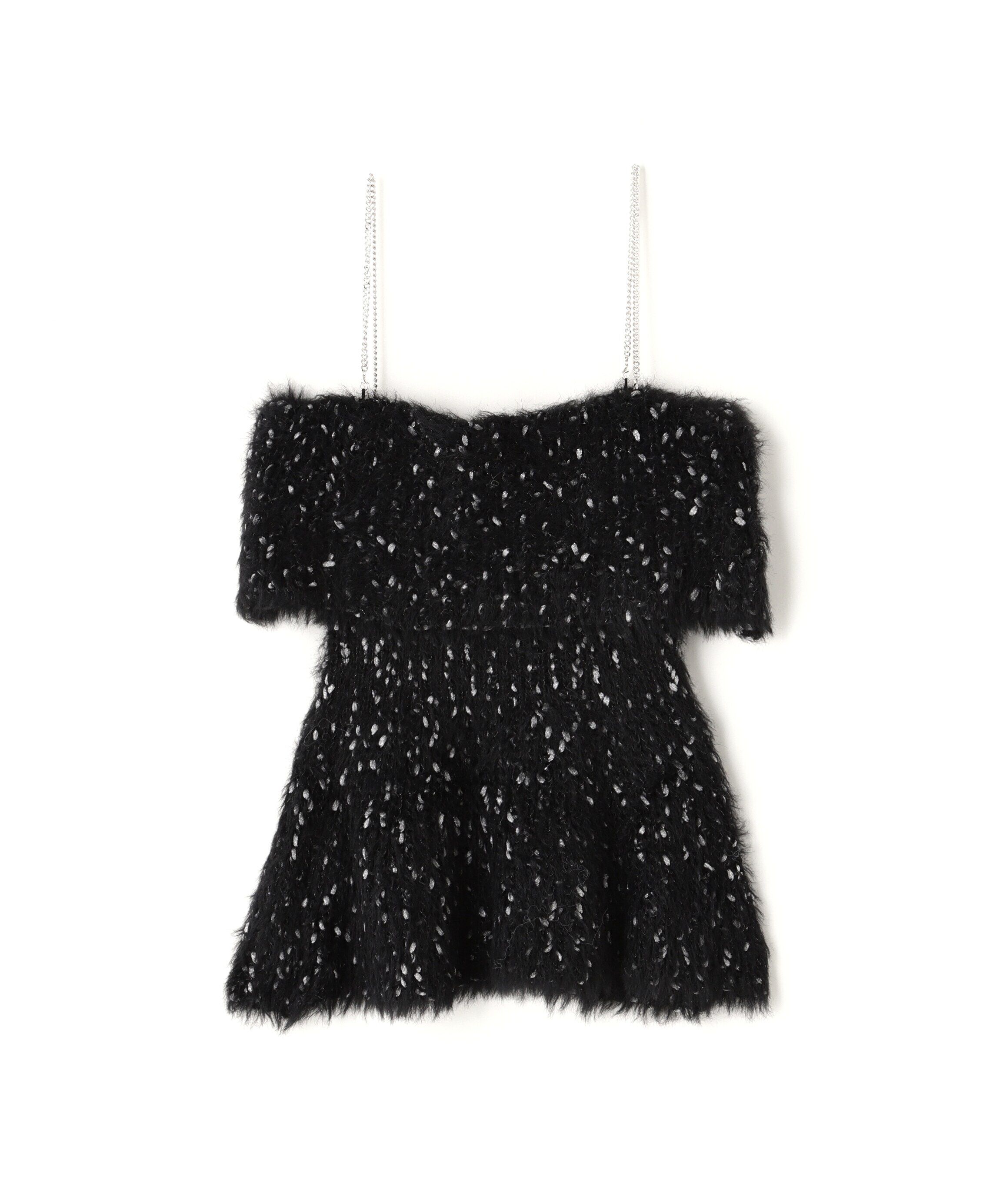  「ミックスシャギーニットキャミソール　24AW」|ニット・セーター|