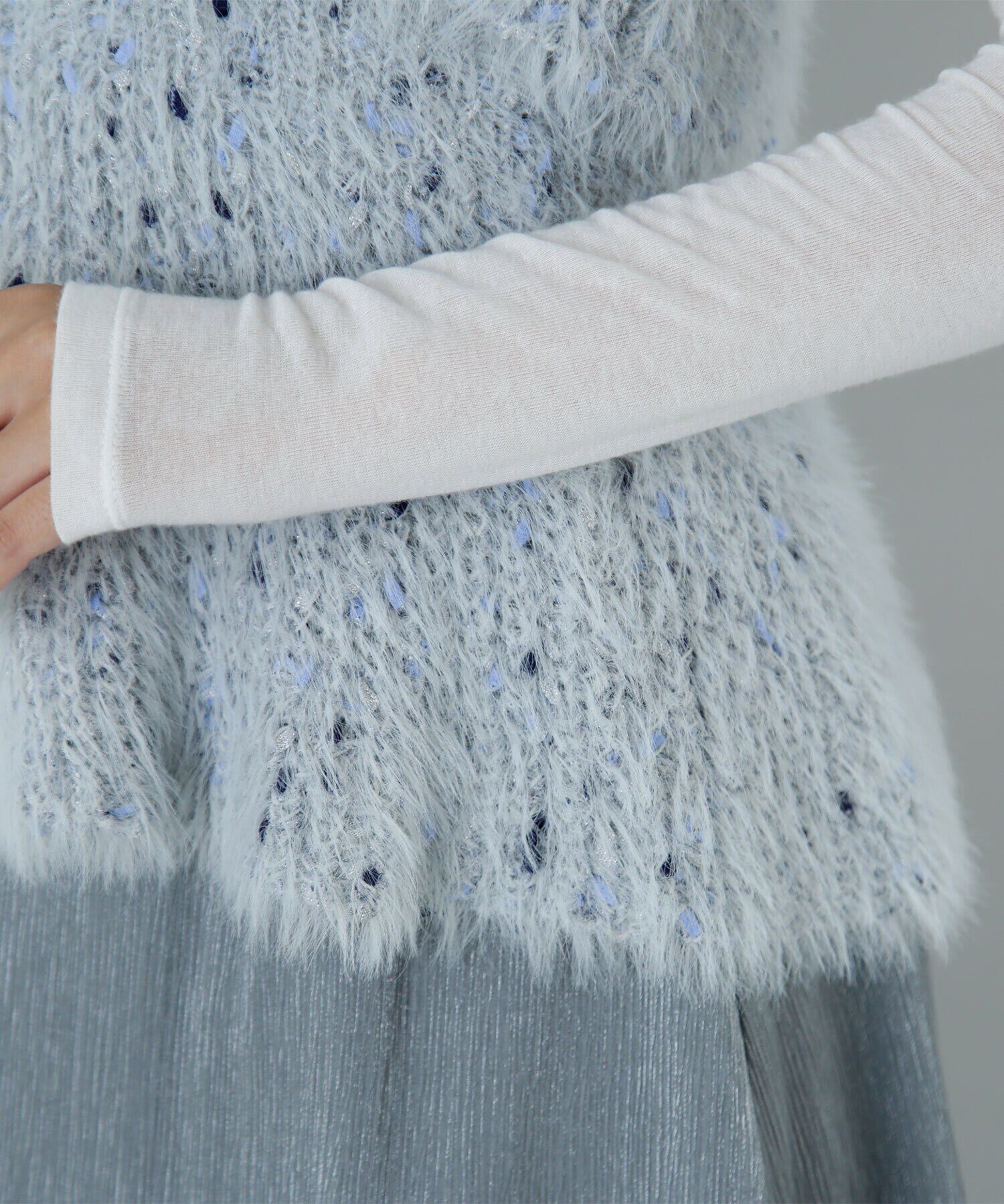  「ミックスシャギーニットキャミソール　24AW」|ニット・セーター|