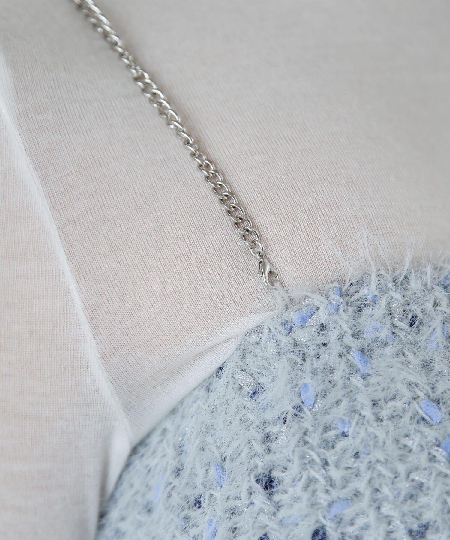  「ミックスシャギーニットキャミソール　24AW」|ニット・セーター|