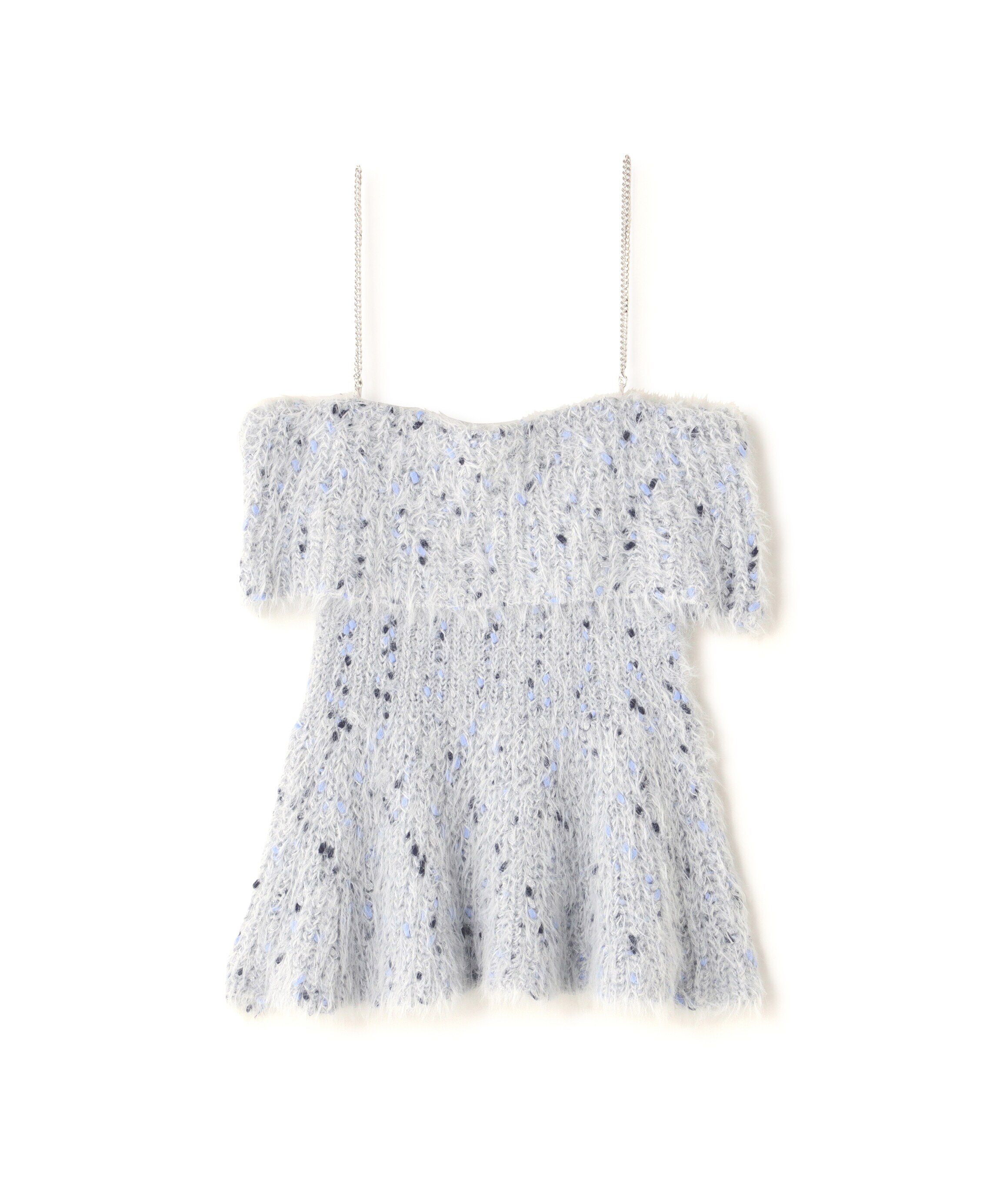  「ミックスシャギーニットキャミソール　24AW」|ニット・セーター|