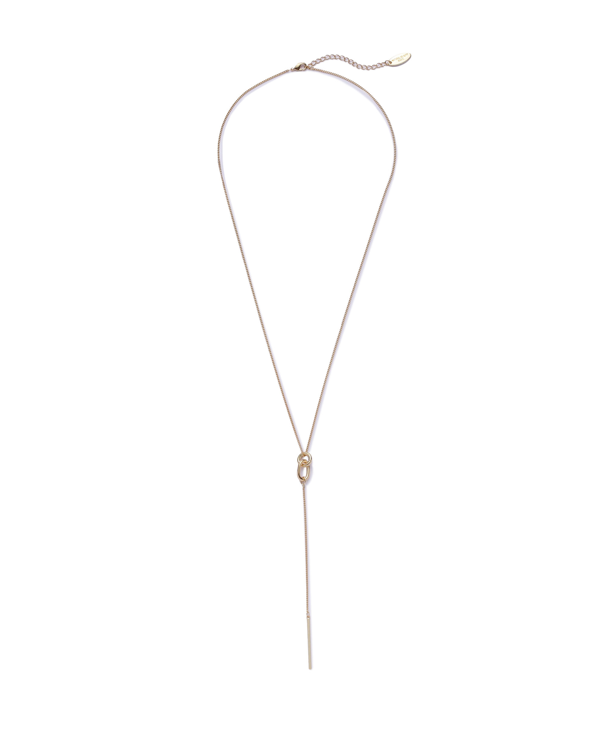  「シンプルミニマムYネックレス」|ネックレス|ゴールド