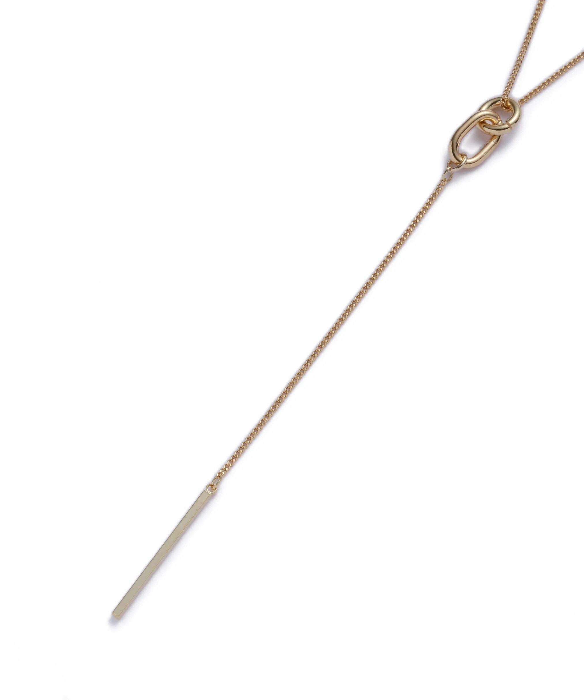  「シンプルミニマムYネックレス」|ネックレス|