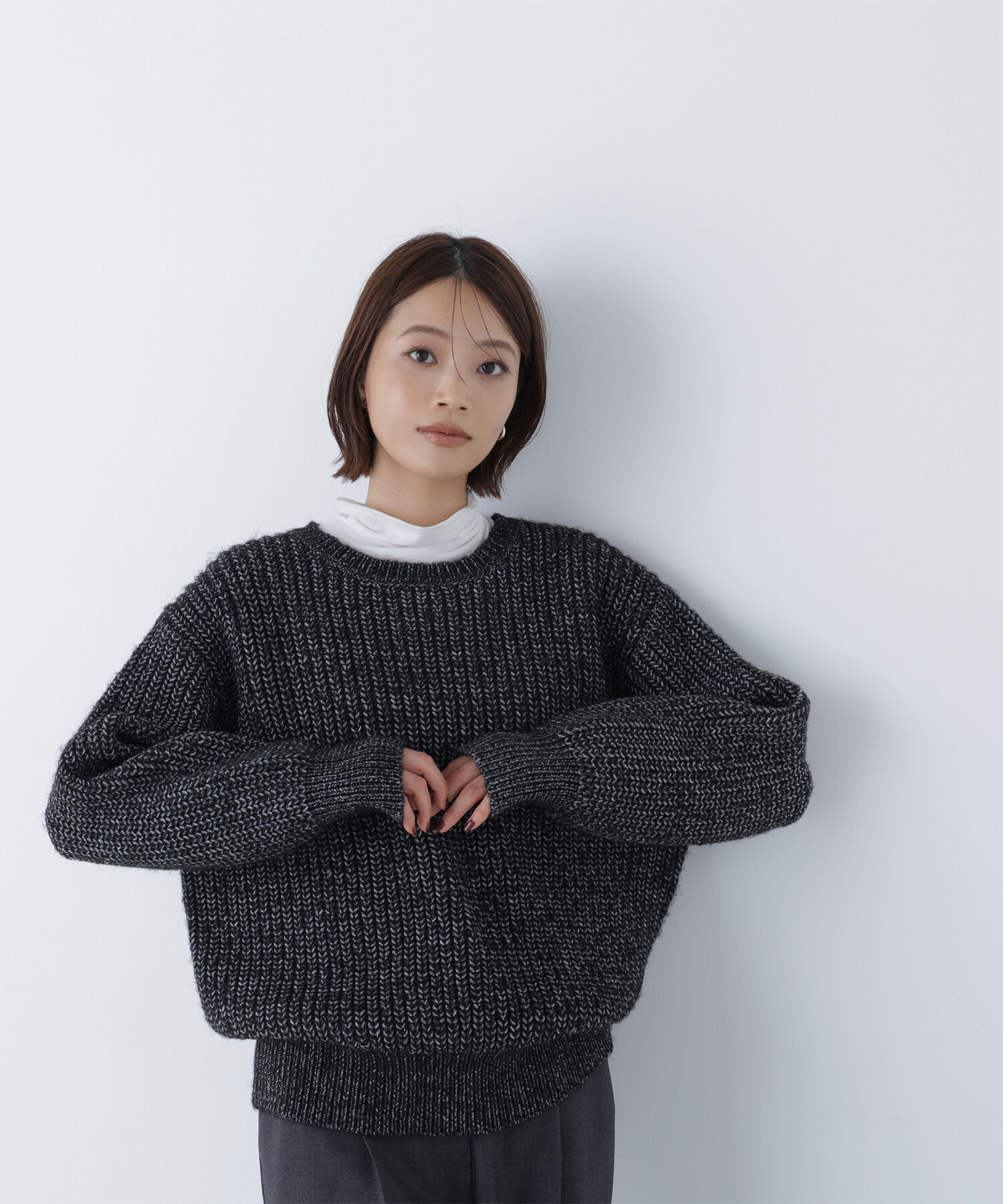  「ローゲージボクシーニット」|ニット・セーター|