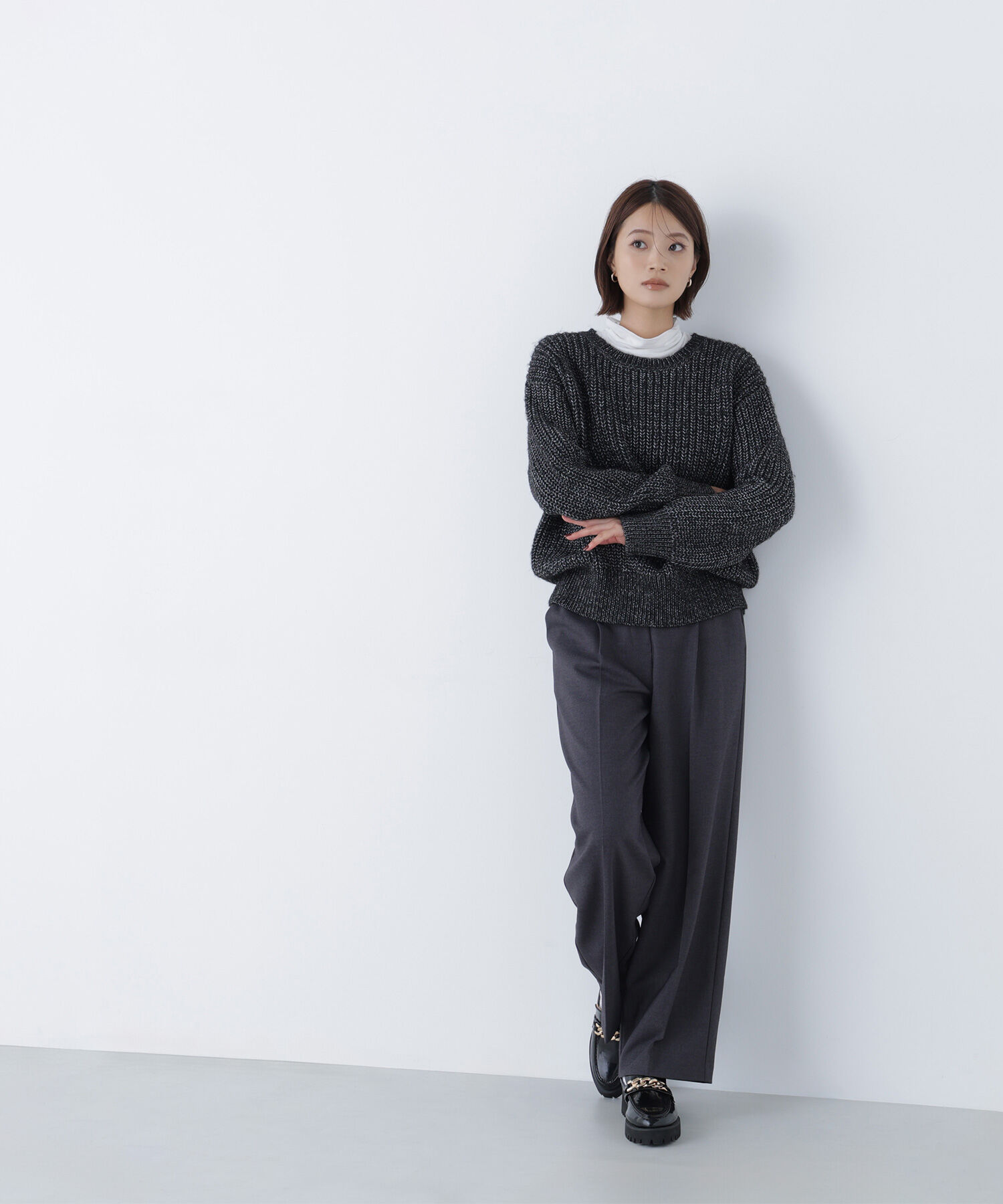  「ローゲージボクシーニット」|ニット・セーター|