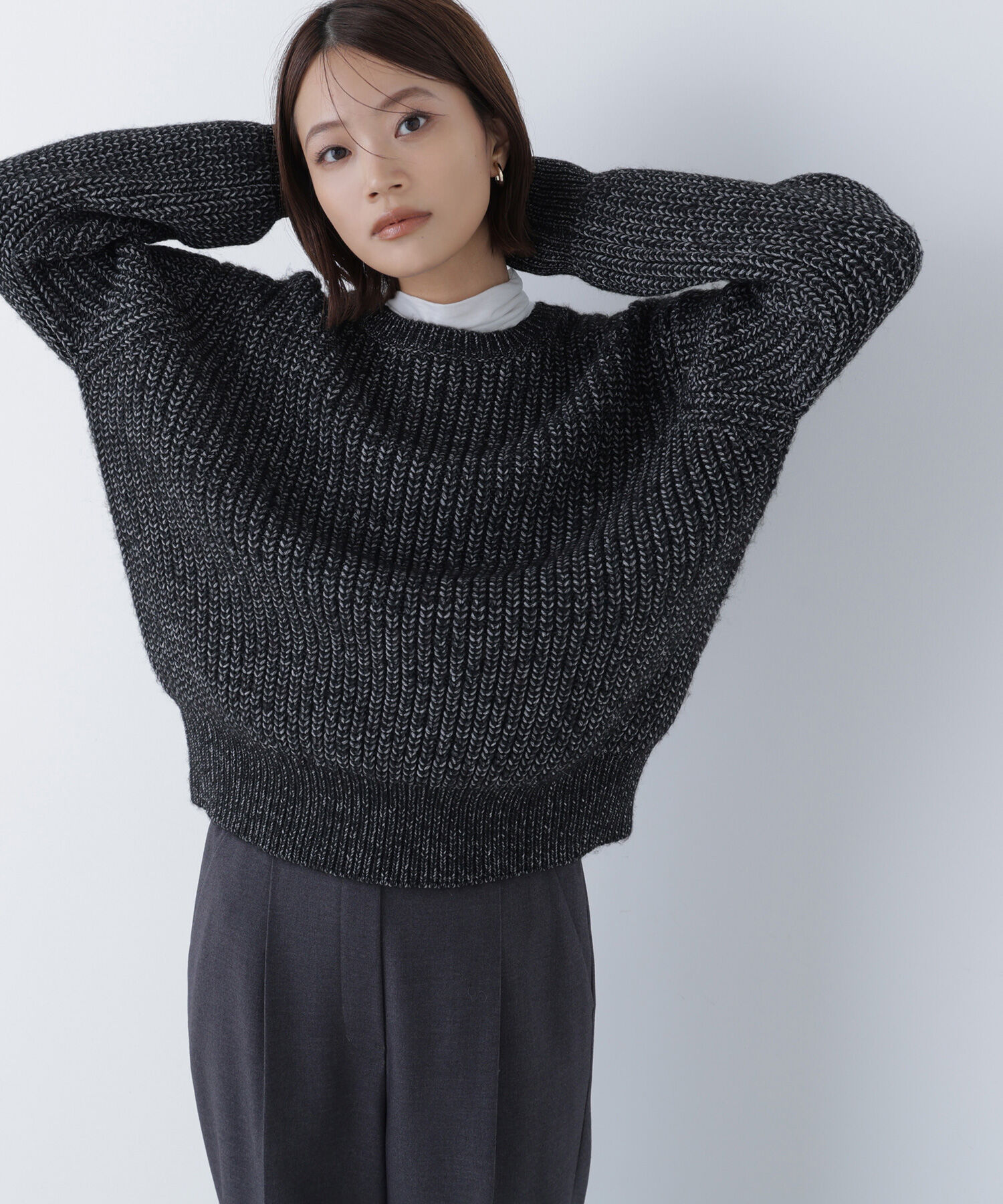  「ローゲージボクシーニット」|ニット・セーター|