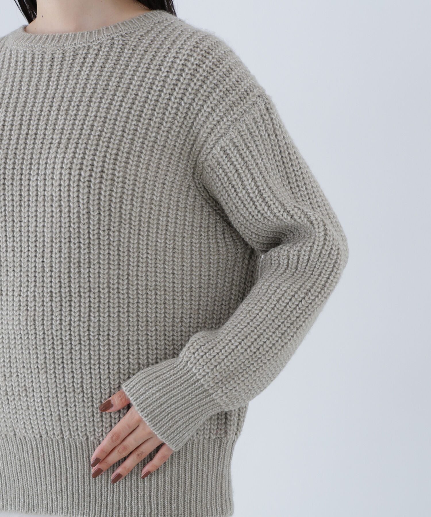  「ローゲージボクシーニット」|ニット・セーター|