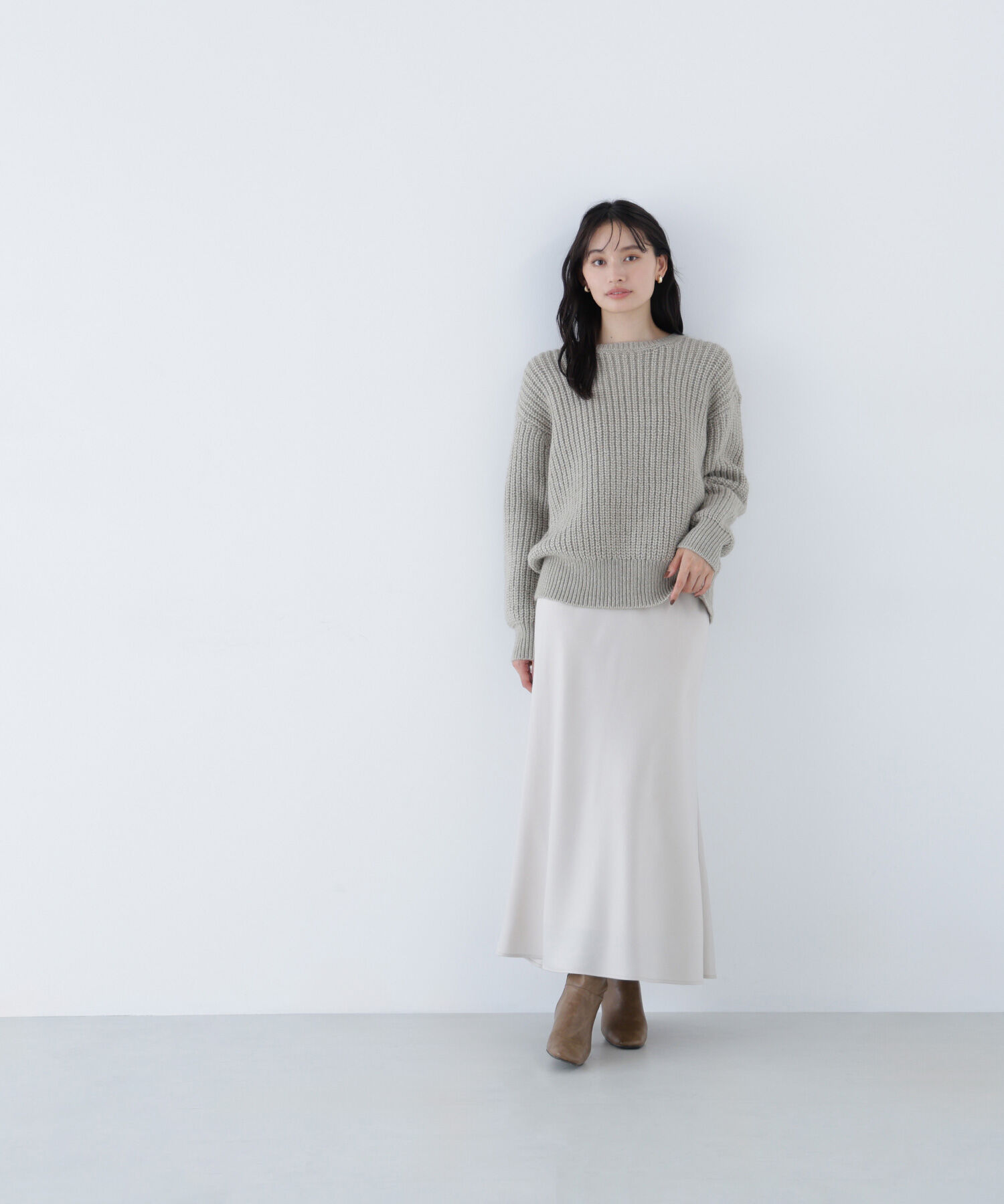  「ローゲージボクシーニット」|ニット・セーター|