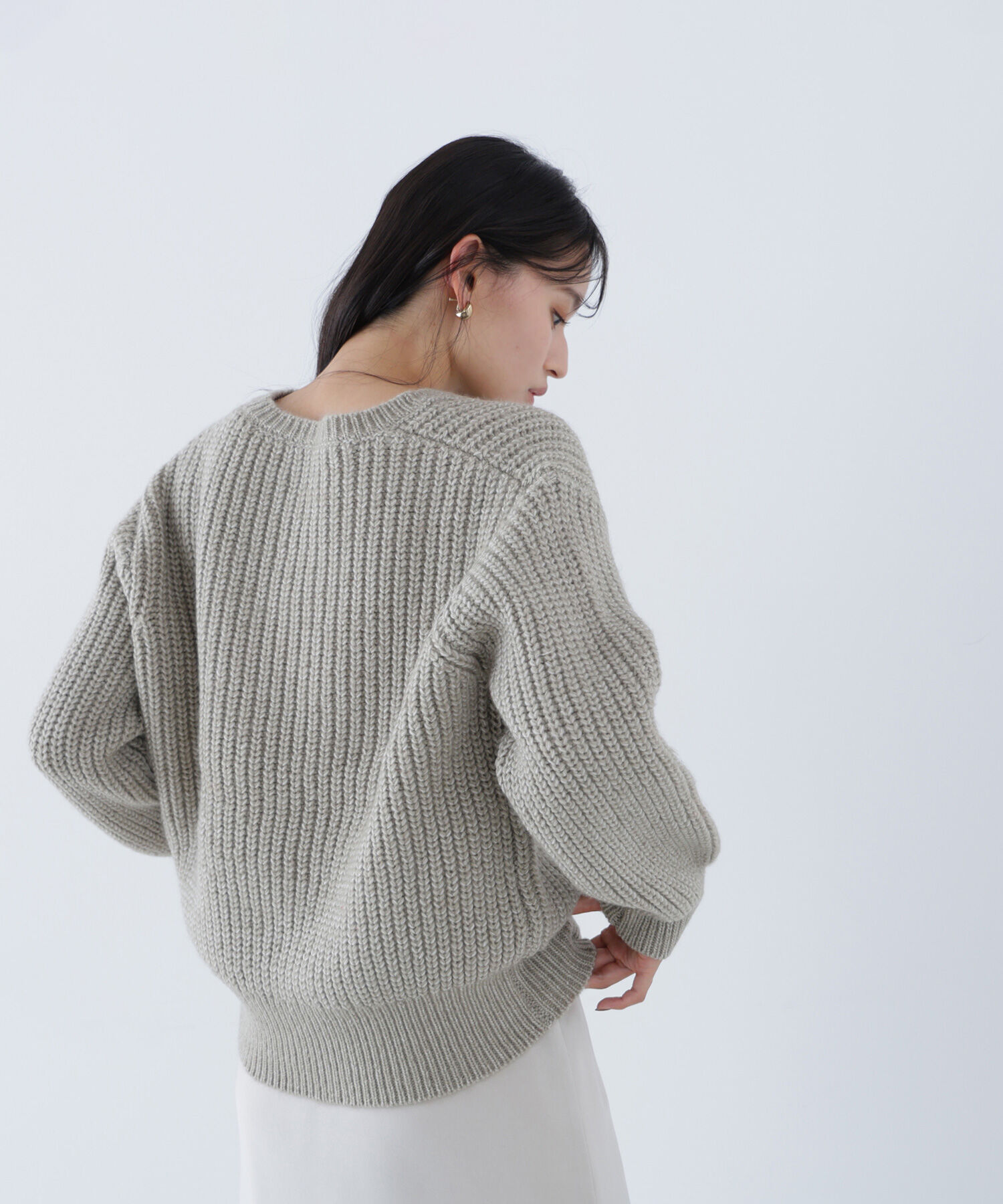  「ローゲージボクシーニット」|ニット・セーター|