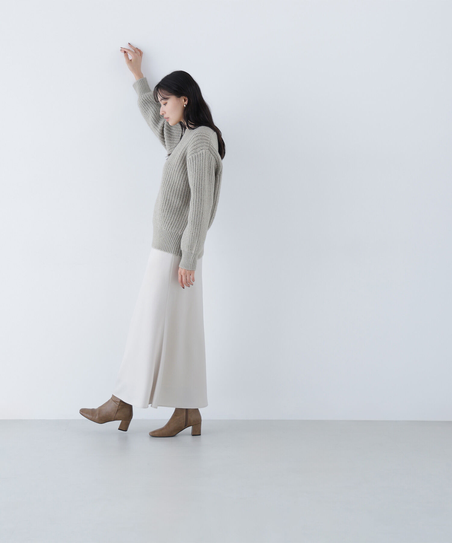  「ローゲージボクシーニット」|ニット・セーター|