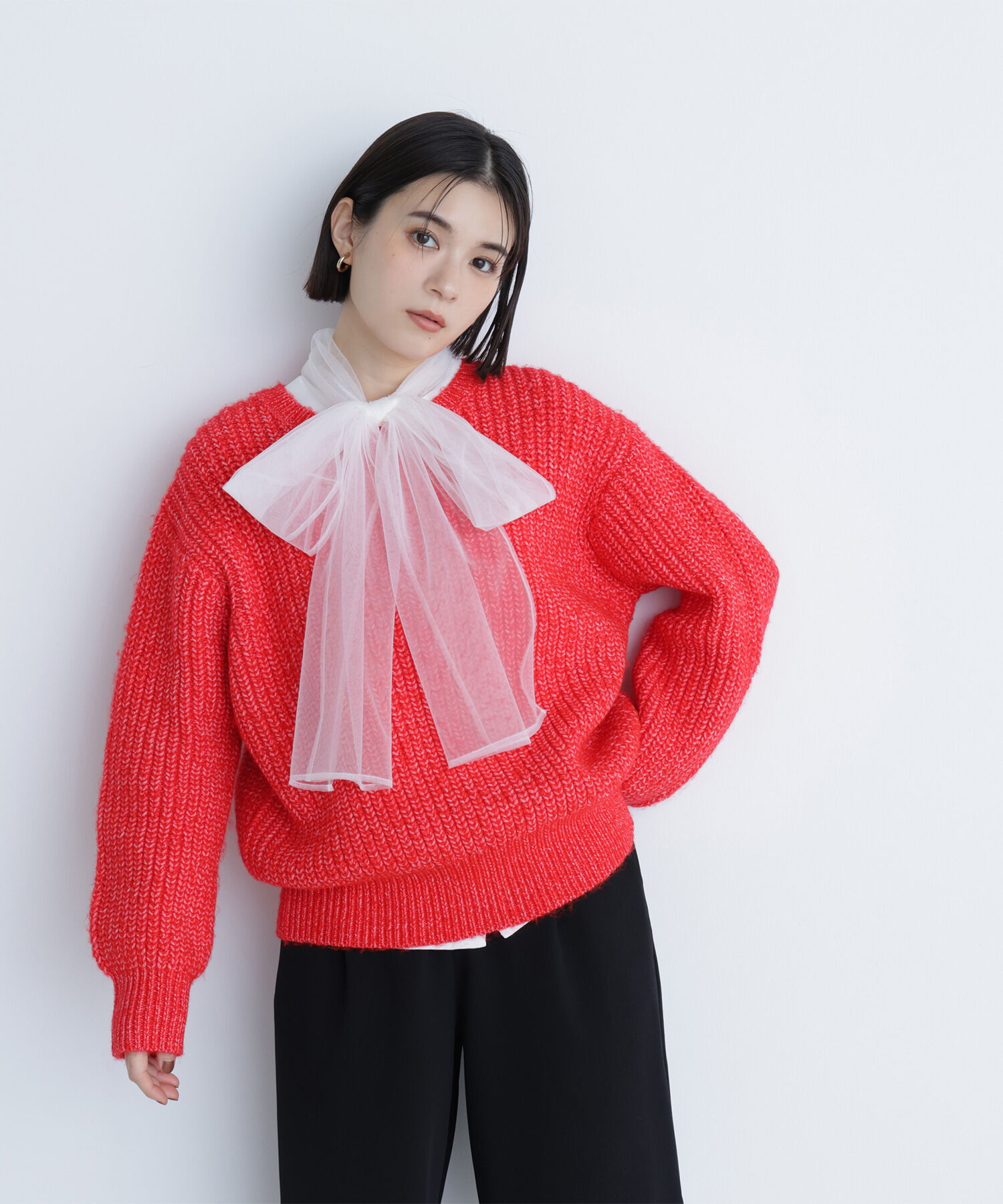  「ローゲージボクシーニット」|ニット・セーター|