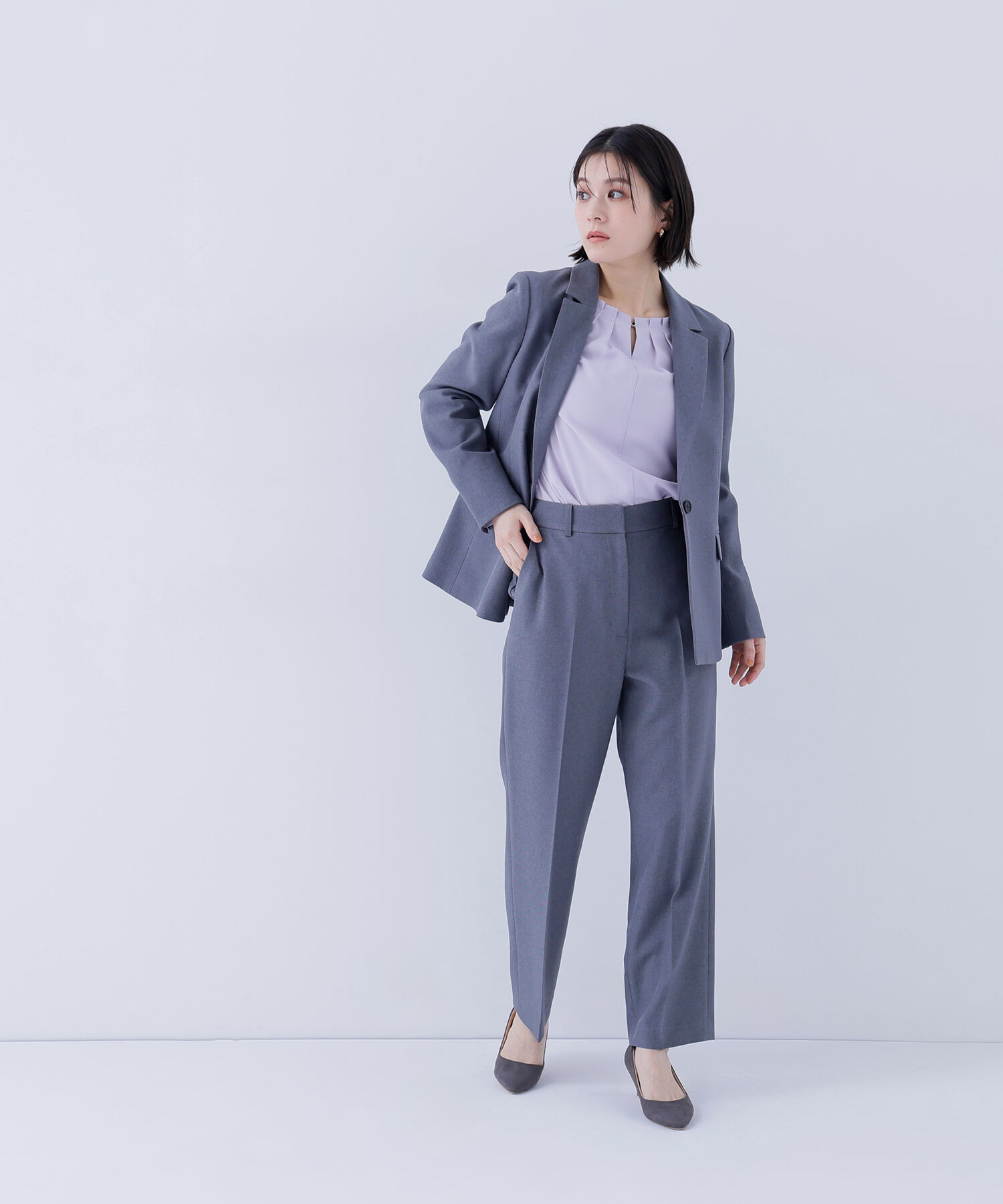  「メランジシャークスキン SETUP テーラードジャケット」|その他|