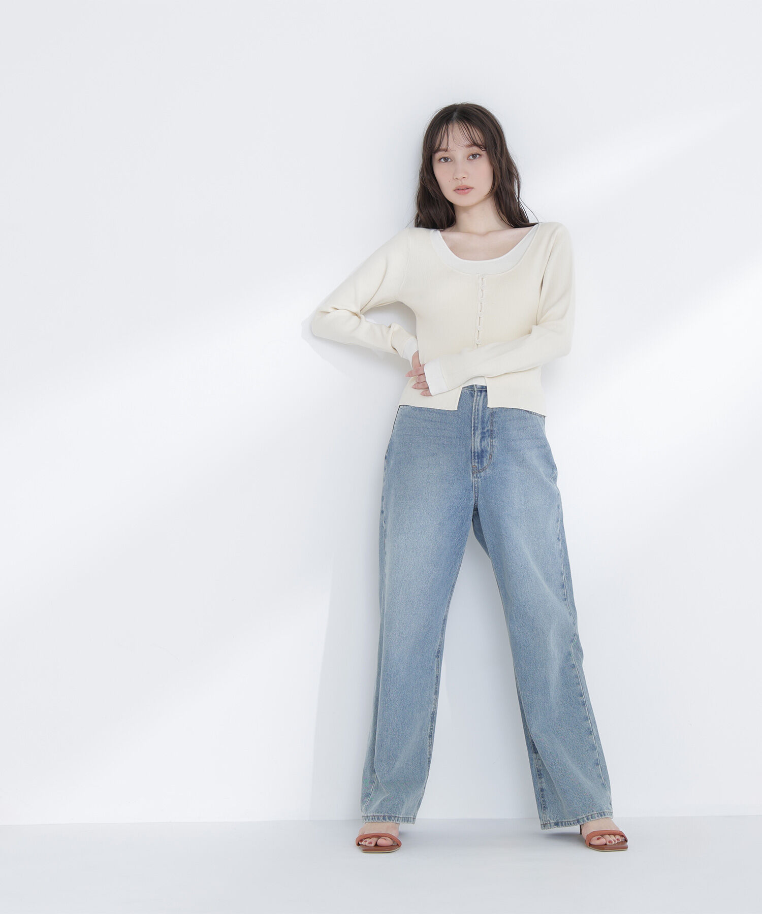  「レイヤードライクニット」|ニット・セーター|