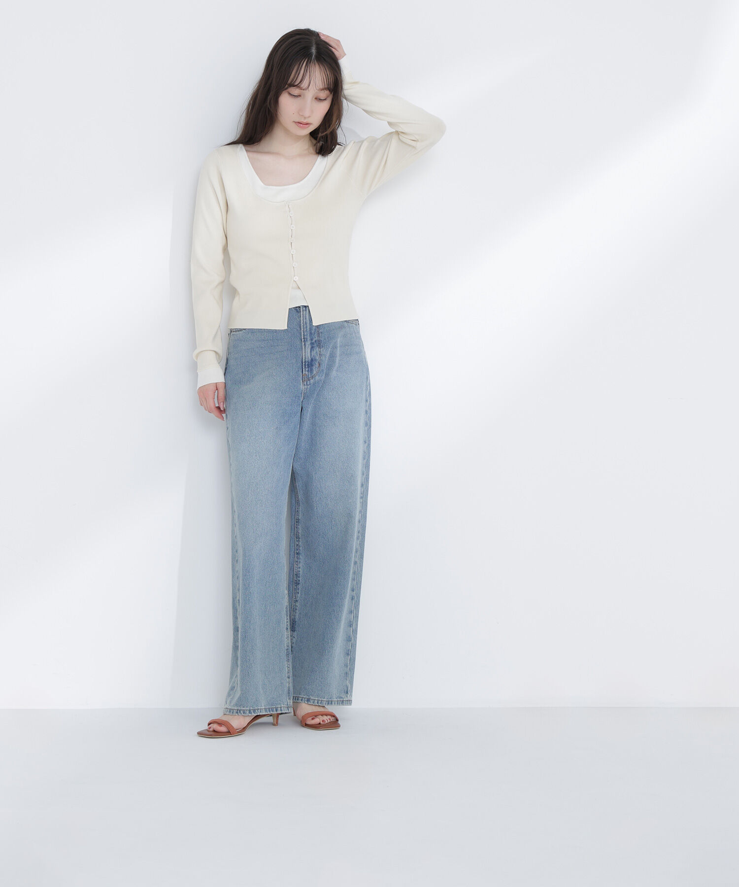  「レイヤードライクニット」|ニット・セーター|