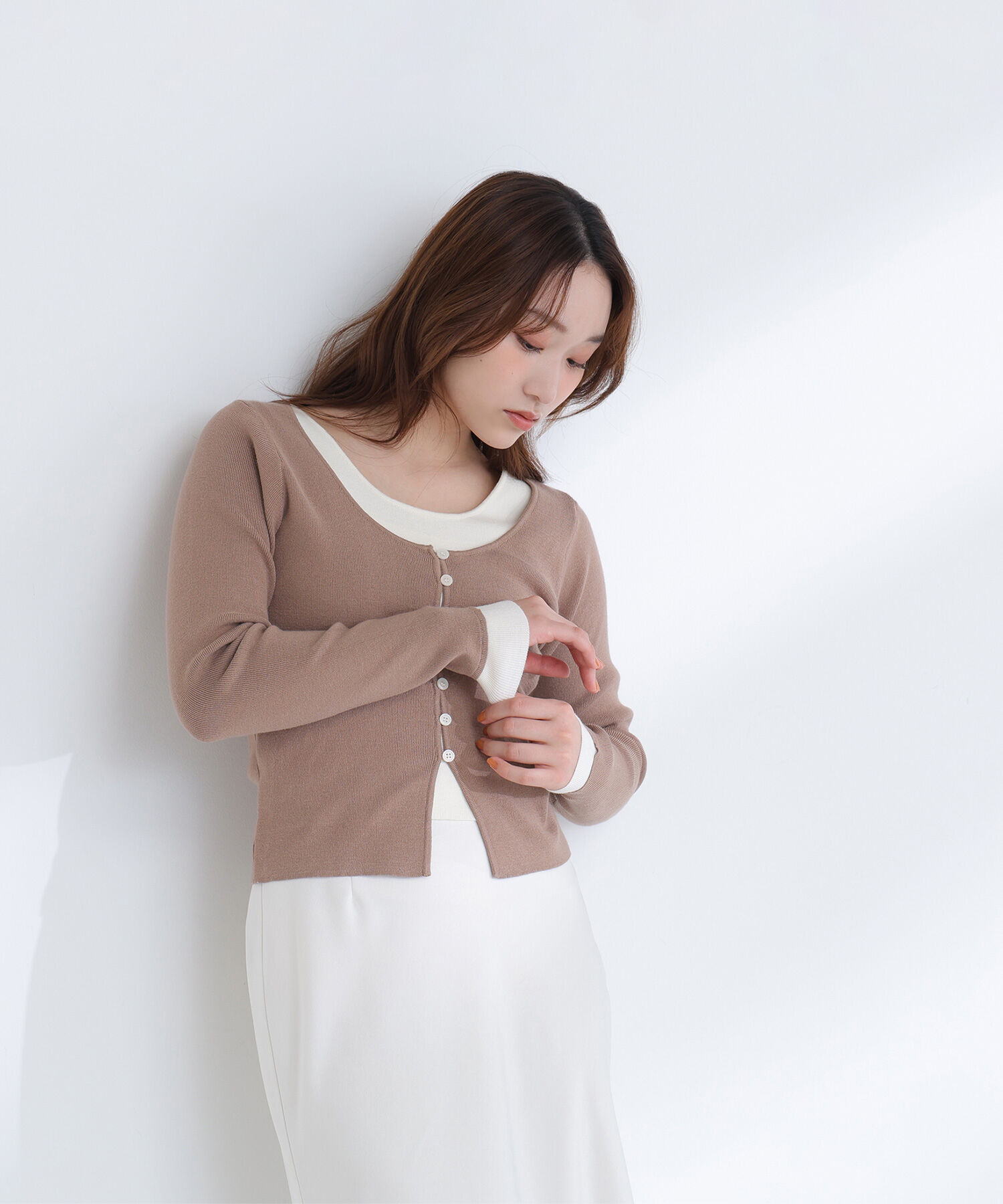  「レイヤードライクニット」|ニット・セーター|