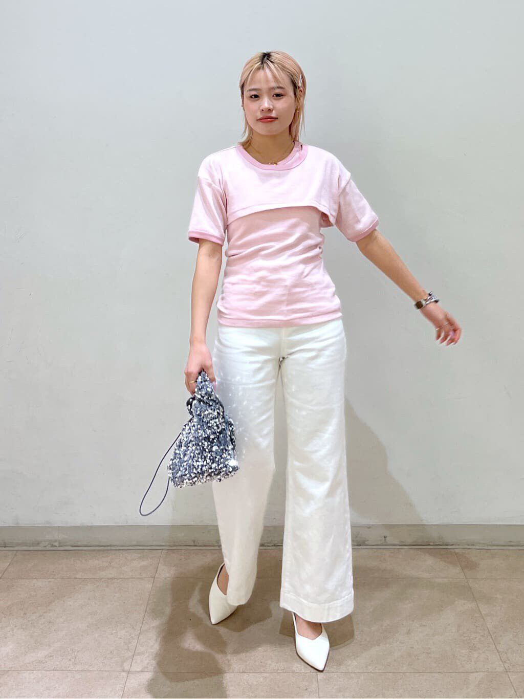  「Miller ショート丈Tシャツ」|Tシャツ・カットソー|