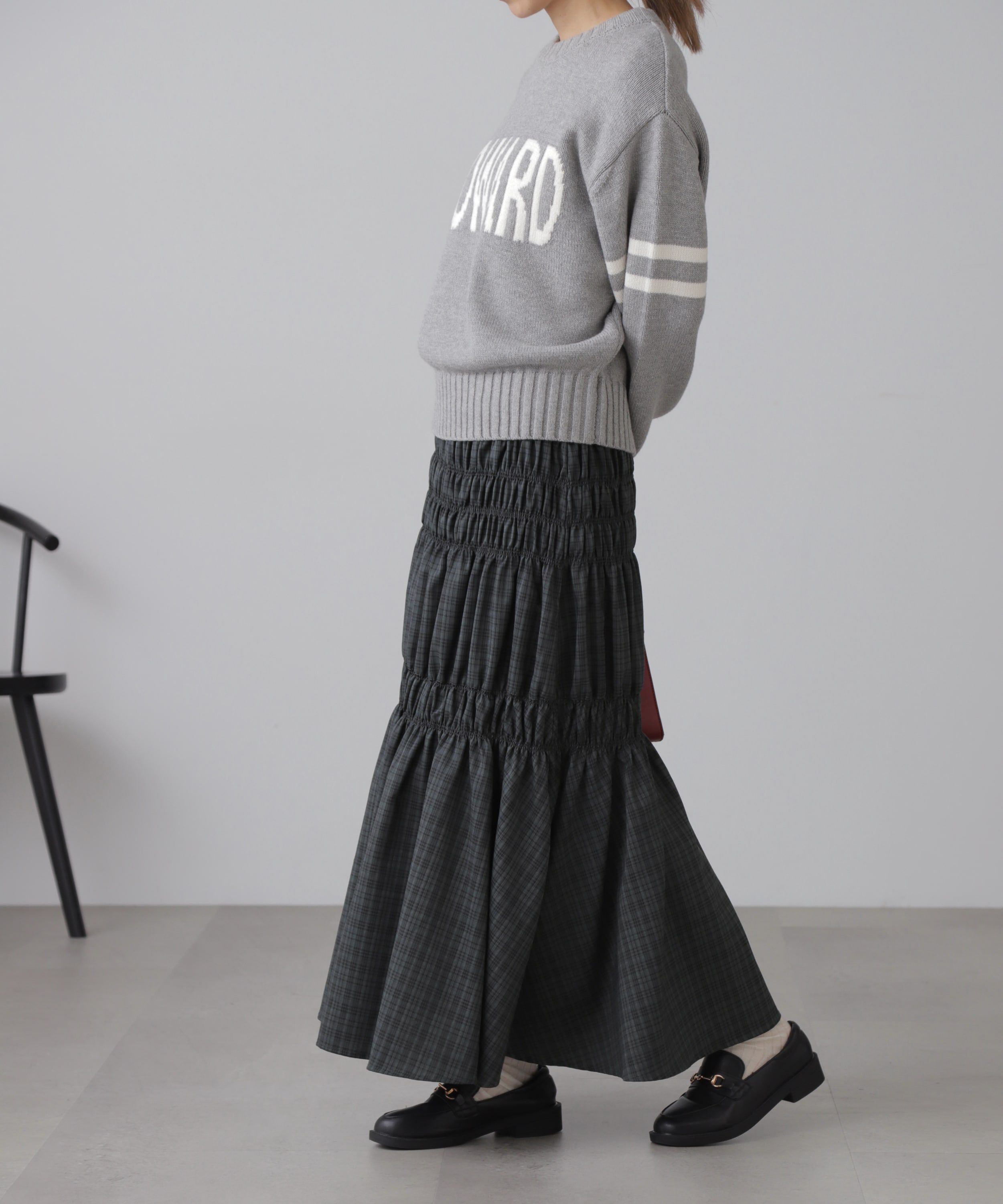  「[低身長サイズ/Sシリーズ]ランダムシャーリングスカート」|スカート|