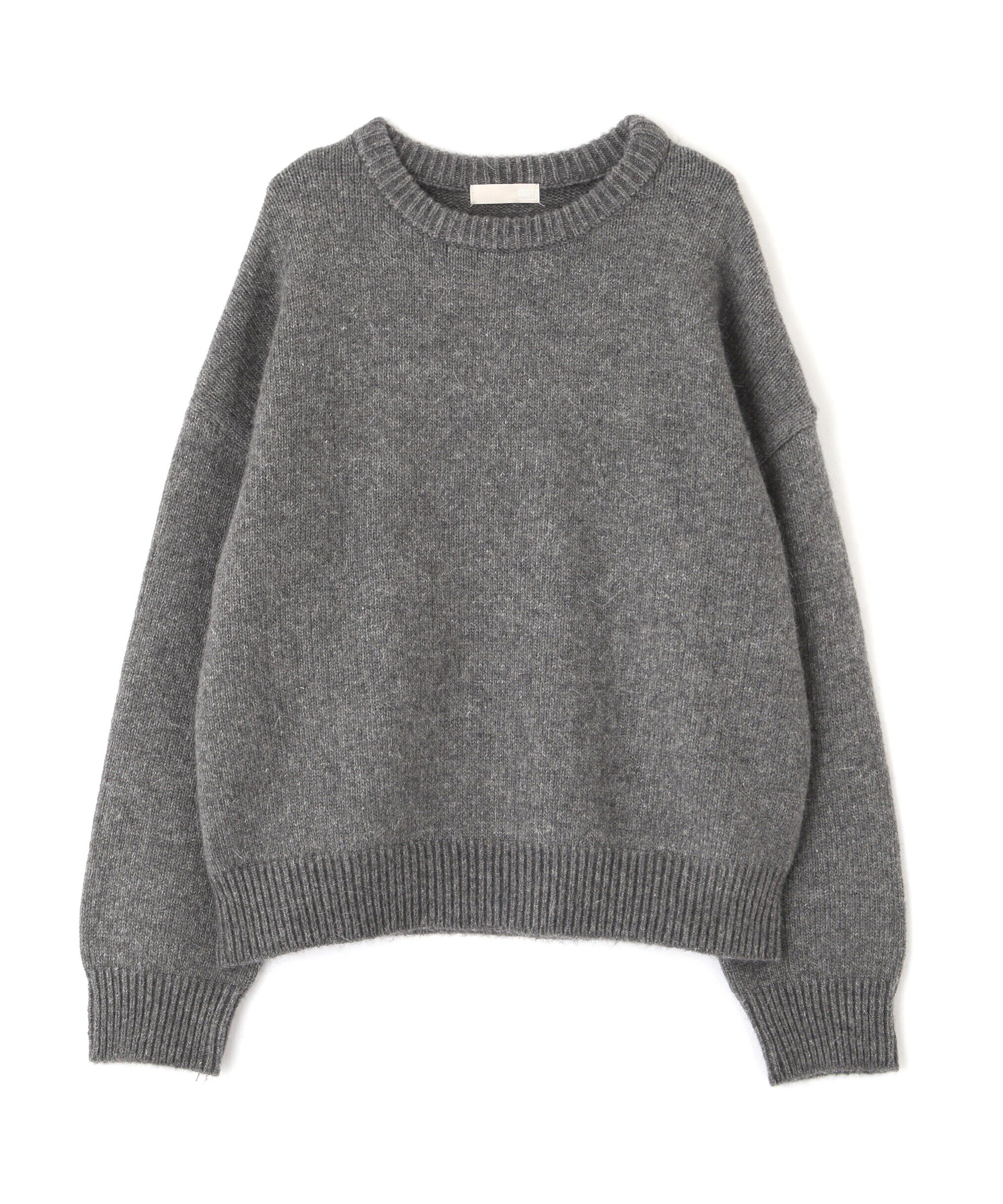  「オーバーサイズチュニック丈ニット」|ニット・セーター|