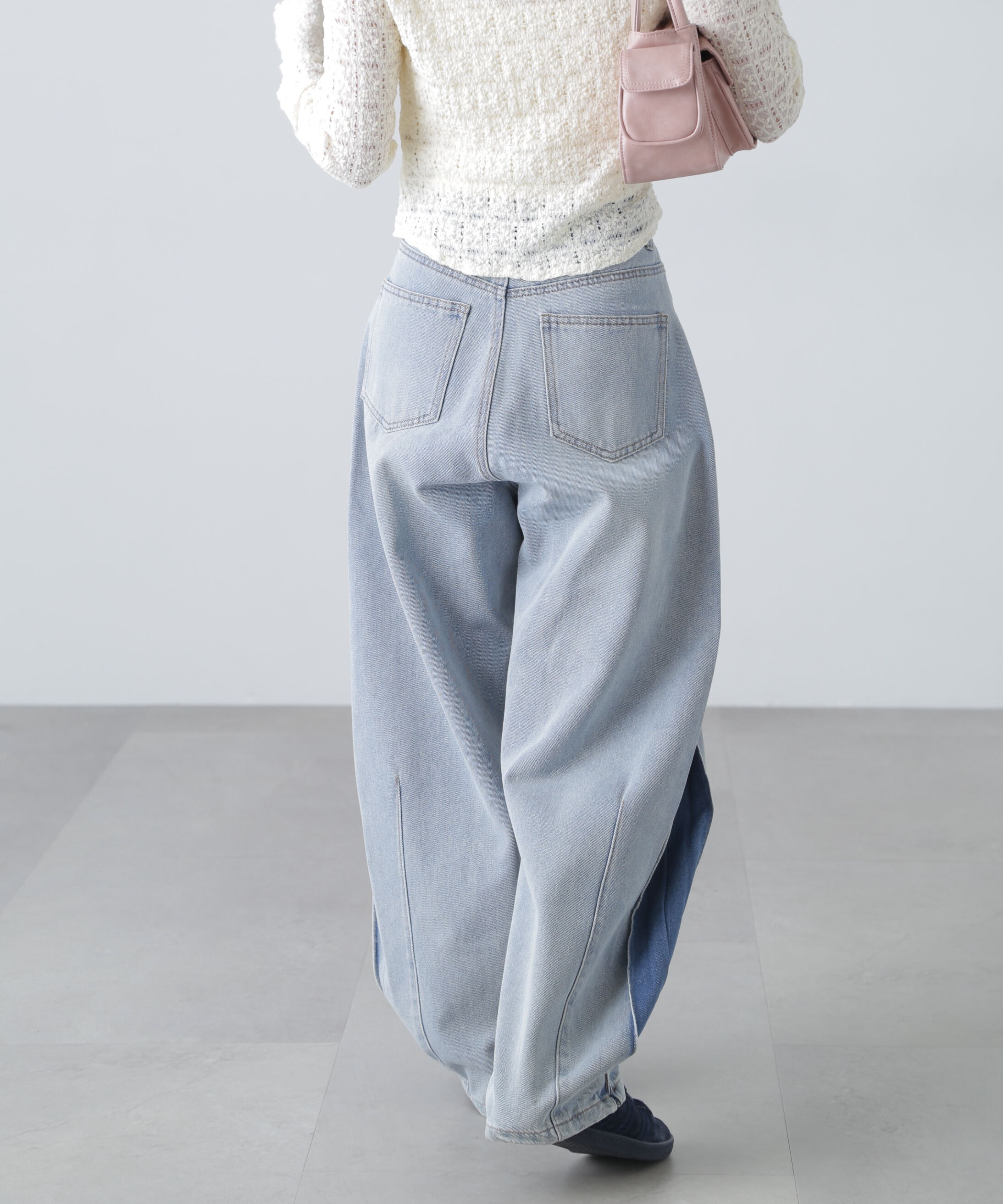  「[低身長サイズ/Sシリーズ]サイドタックカーブデニムパンツ」|その他|