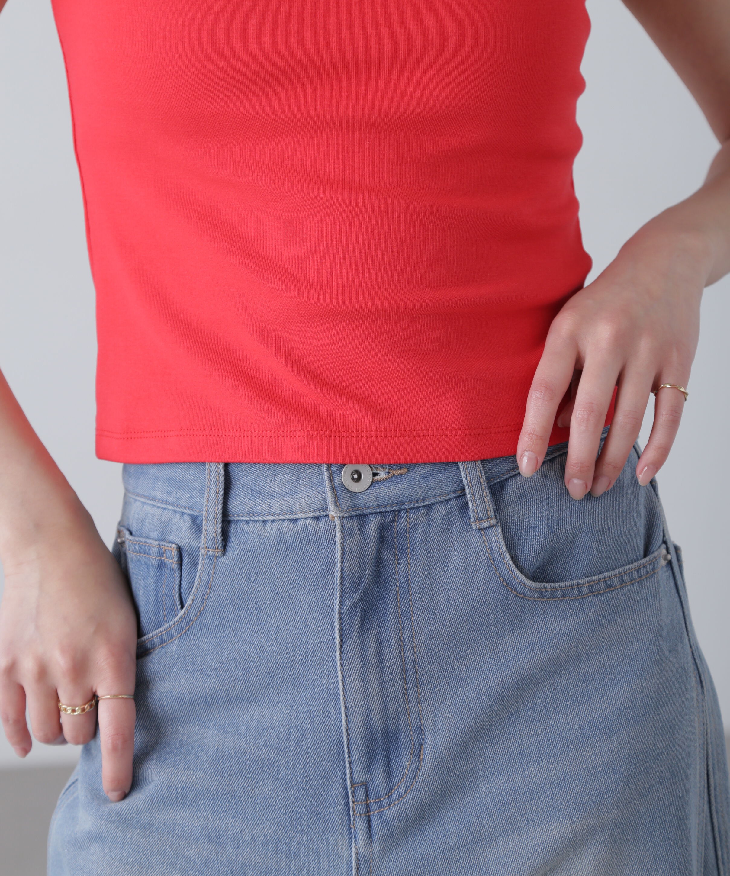  「ロゴ刺繍タグTシャツ」|Tシャツ・カットソー|