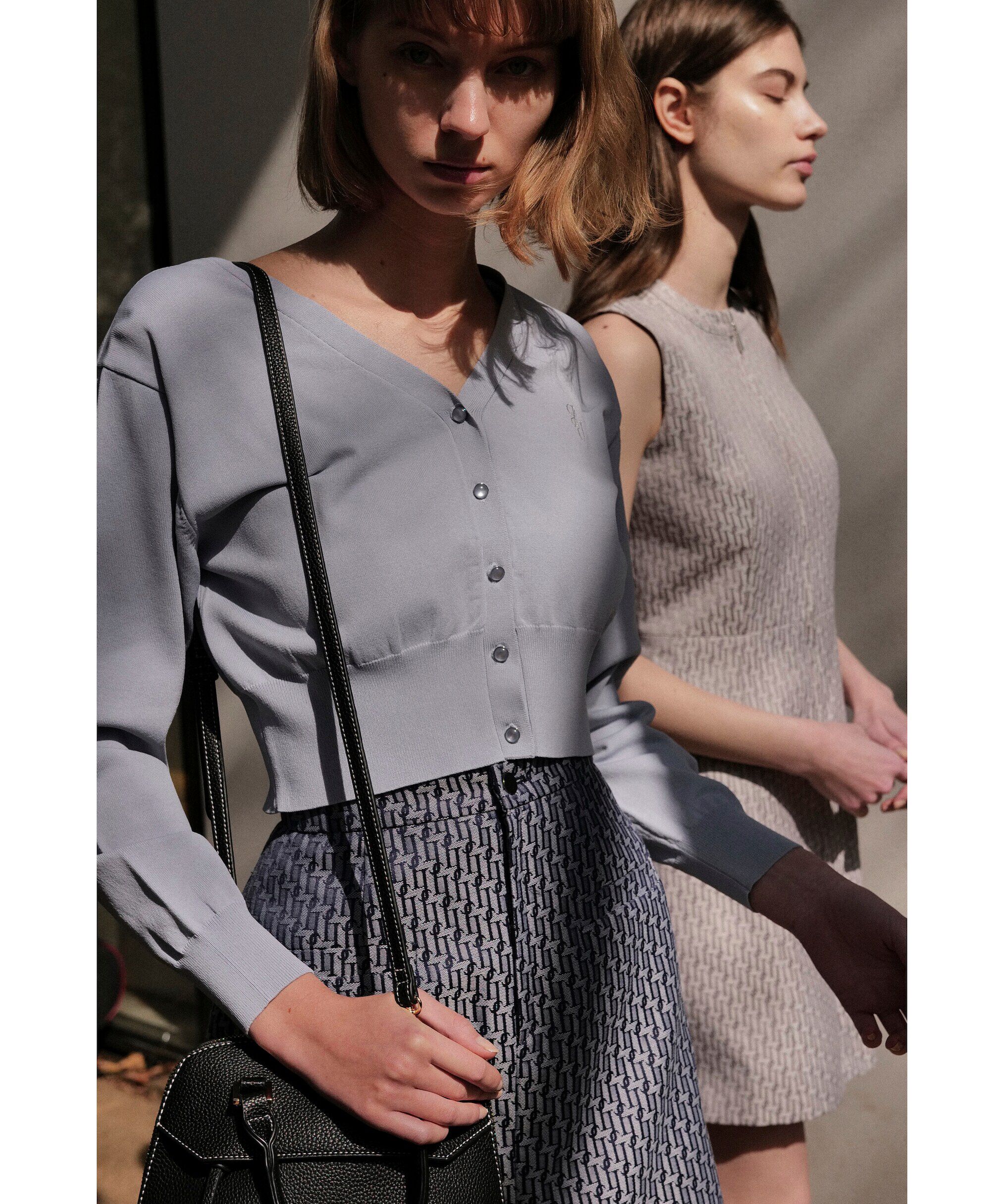  「モノグラムジャガードミニスカート」|スカート|