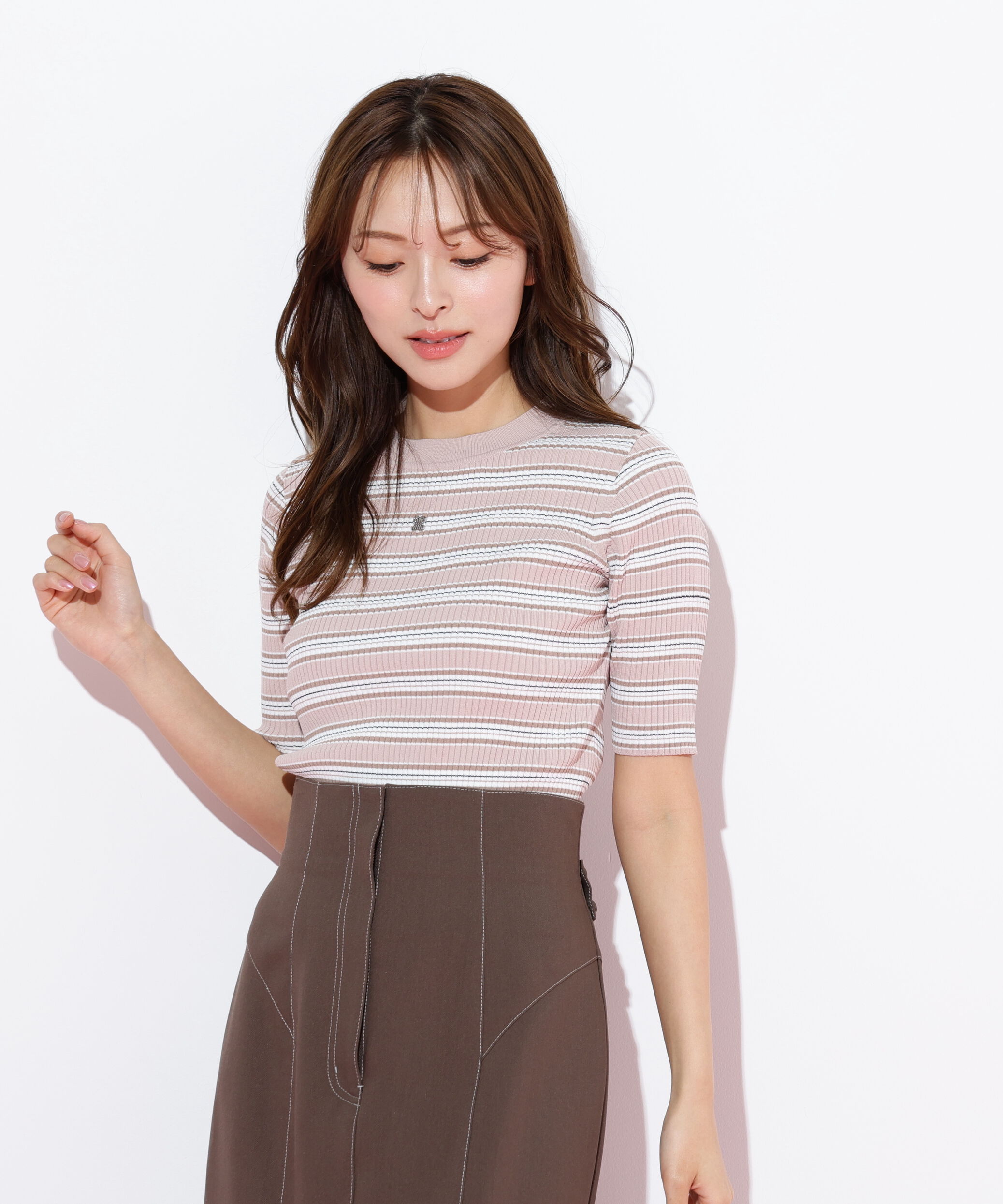  「マルチボーダーニット」|ニット・セーター|