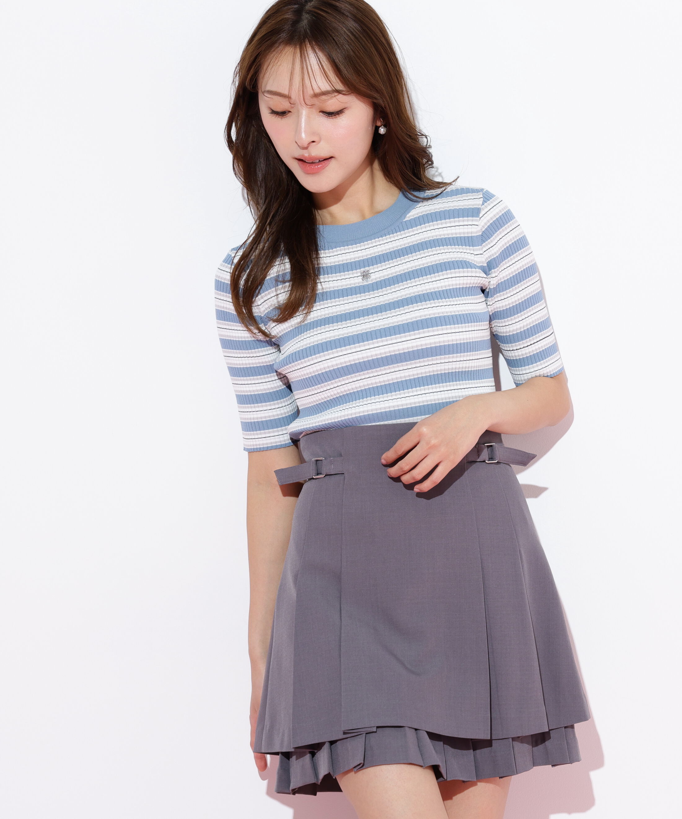  「マルチボーダーニット」|ニット・セーター|