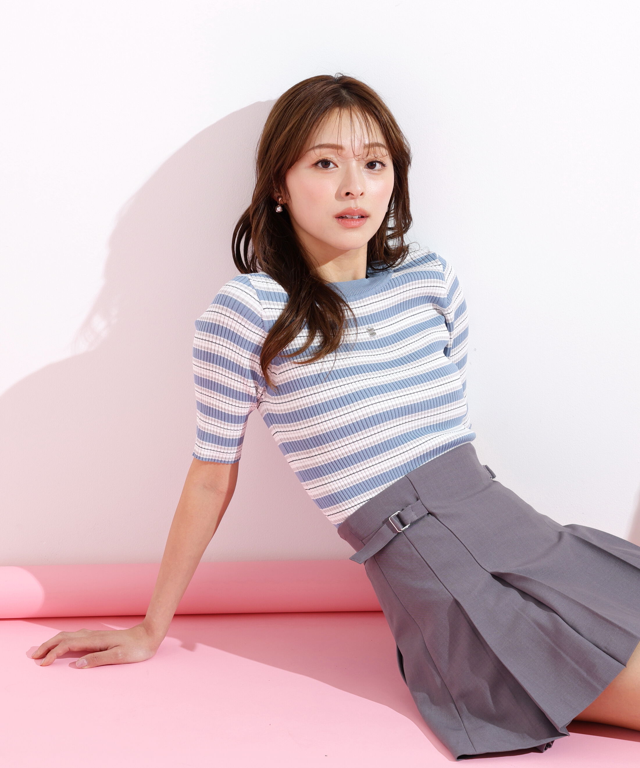  「マルチボーダーニット」|ニット・セーター|