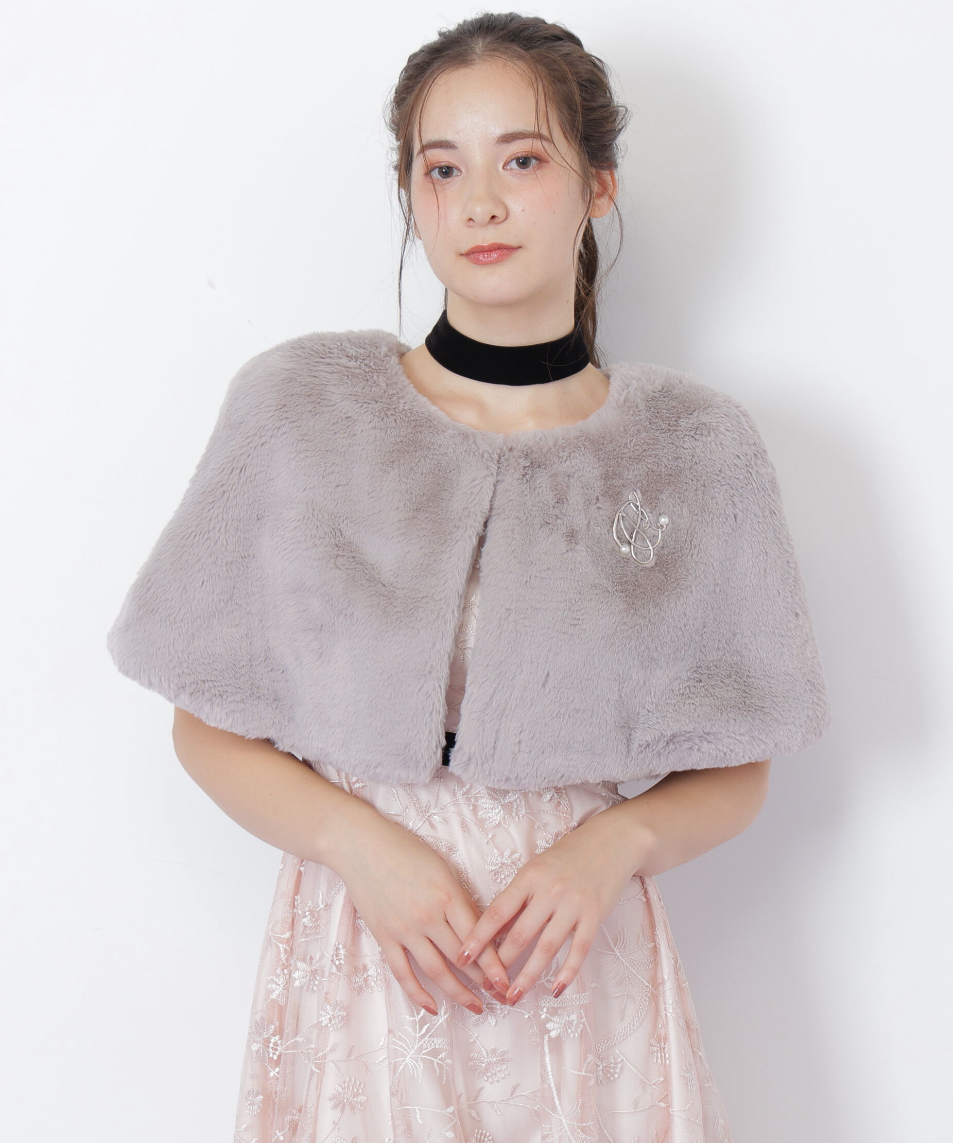  「＜ｍｉｋｕさんコラボ＞フェイクファーケープ」|その他|